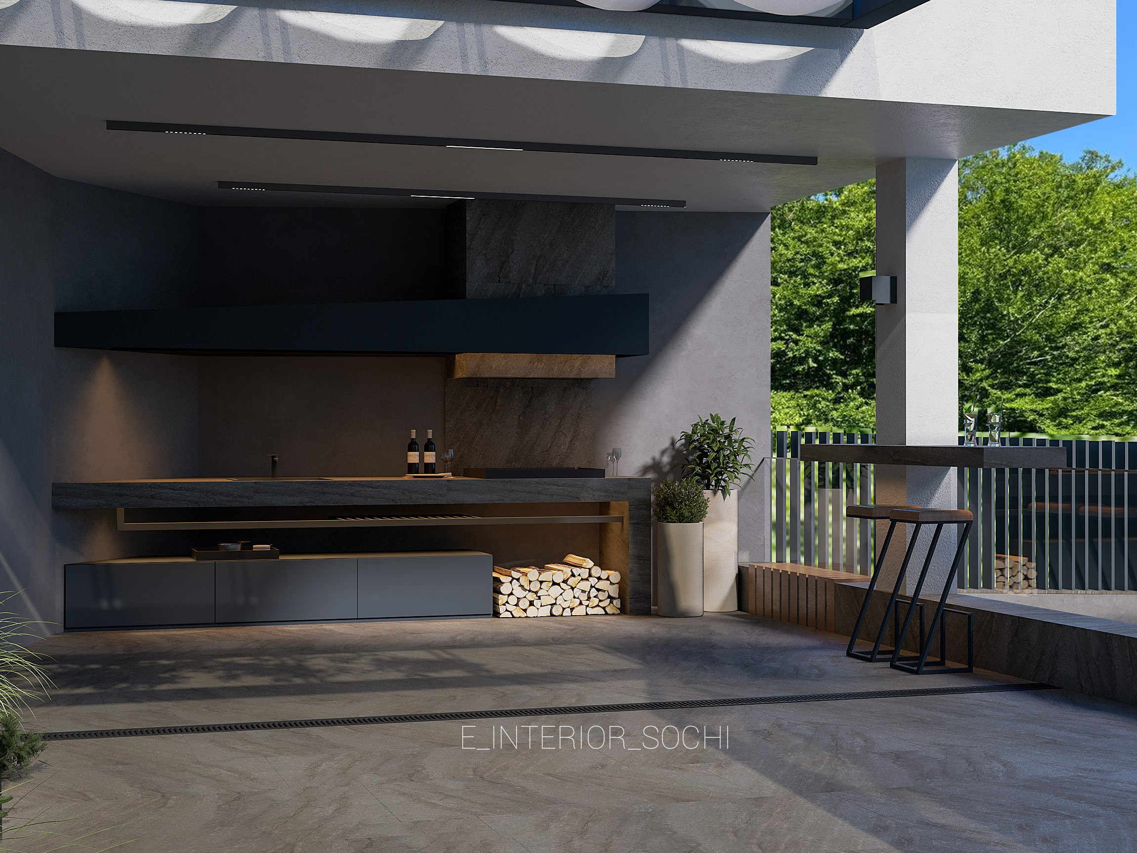 AIR_STONEWOOD. Дизайн интерьера Евгения Тисленко