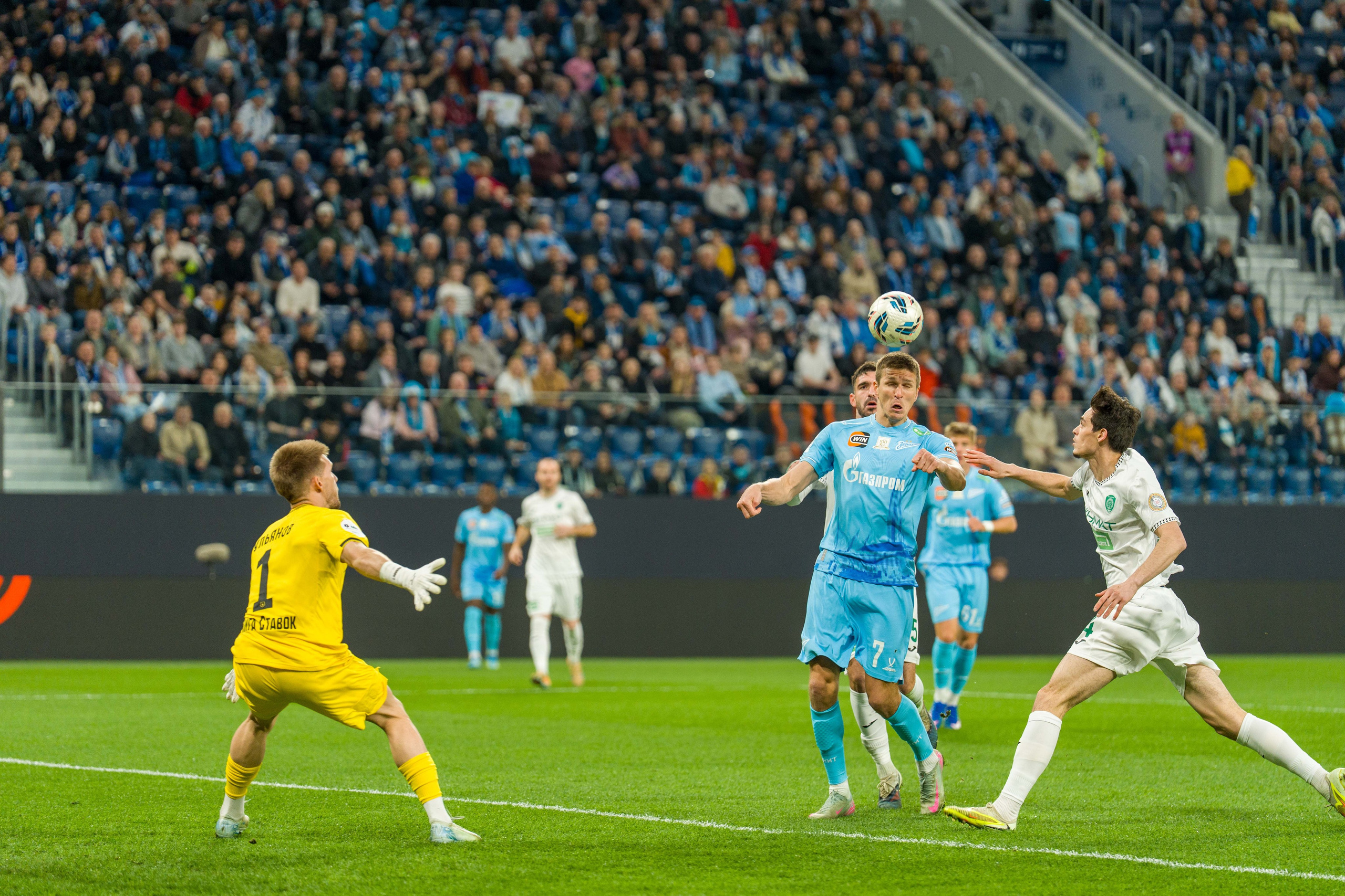 Зенит — Ахмат 2:0: фотогалерея матча 27-го тура РПЛ на Газпром Арене | Антон Гауф. Спортивный фотограф в Санкт-Петербурге | Антон Гауф