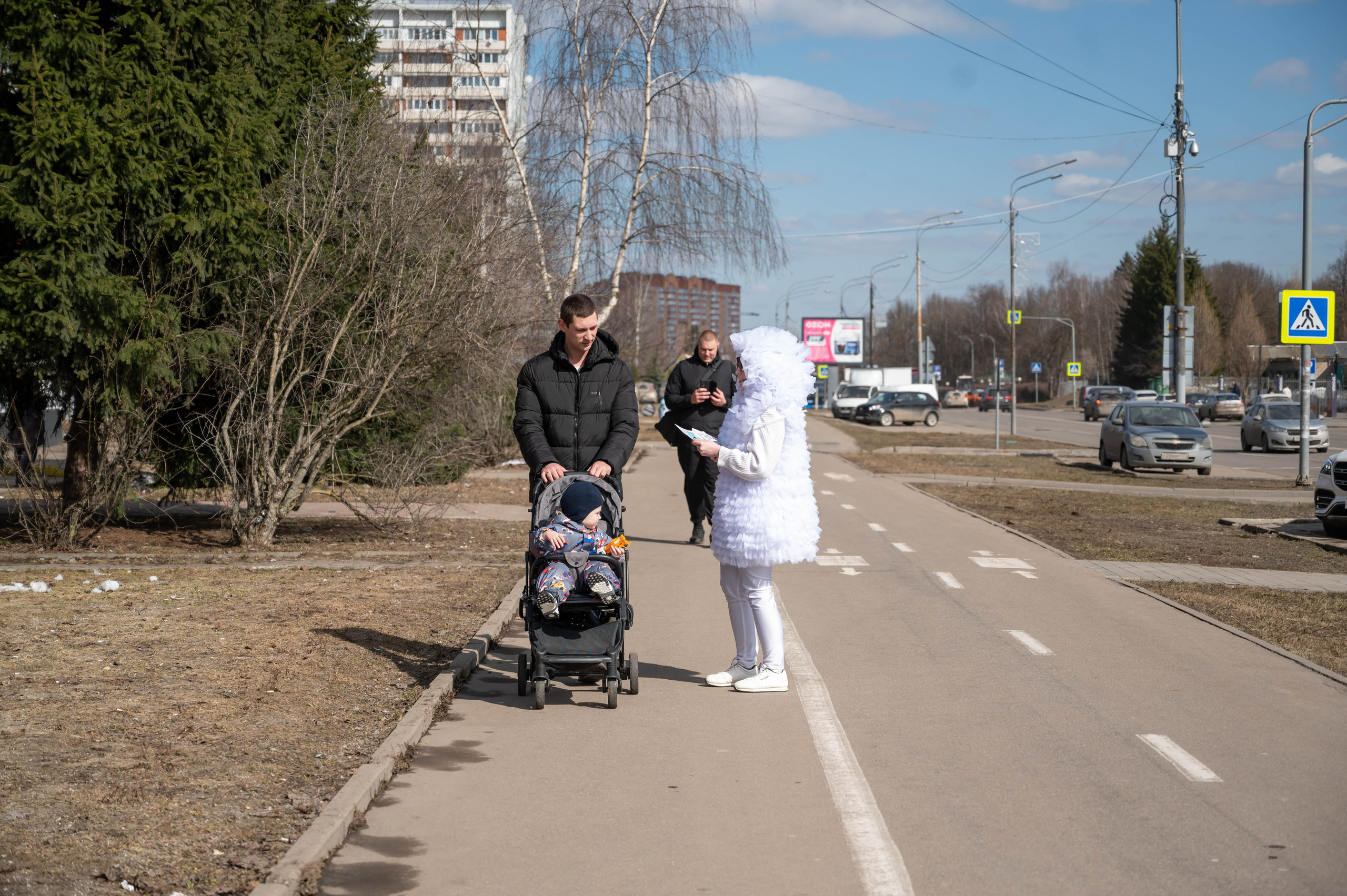 Съёмка открытия оптики