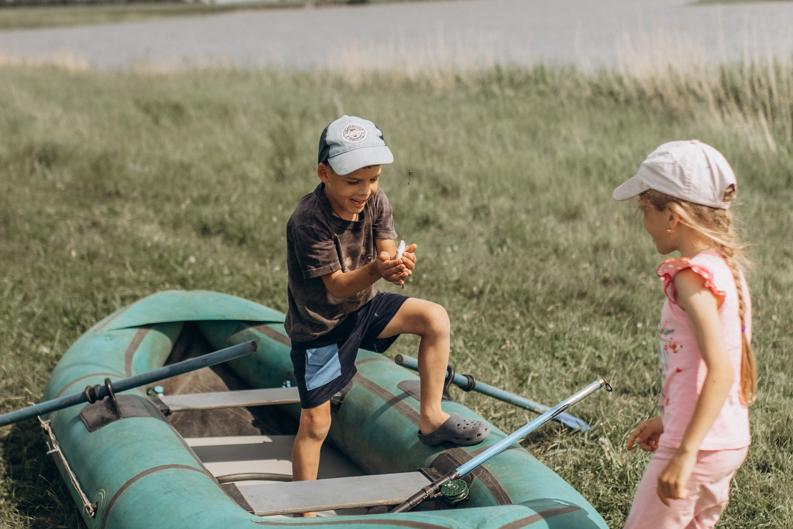 Семейная рыбалка. Семейный фотограф lifestyle в Новосибирске Елена Шпилевая
