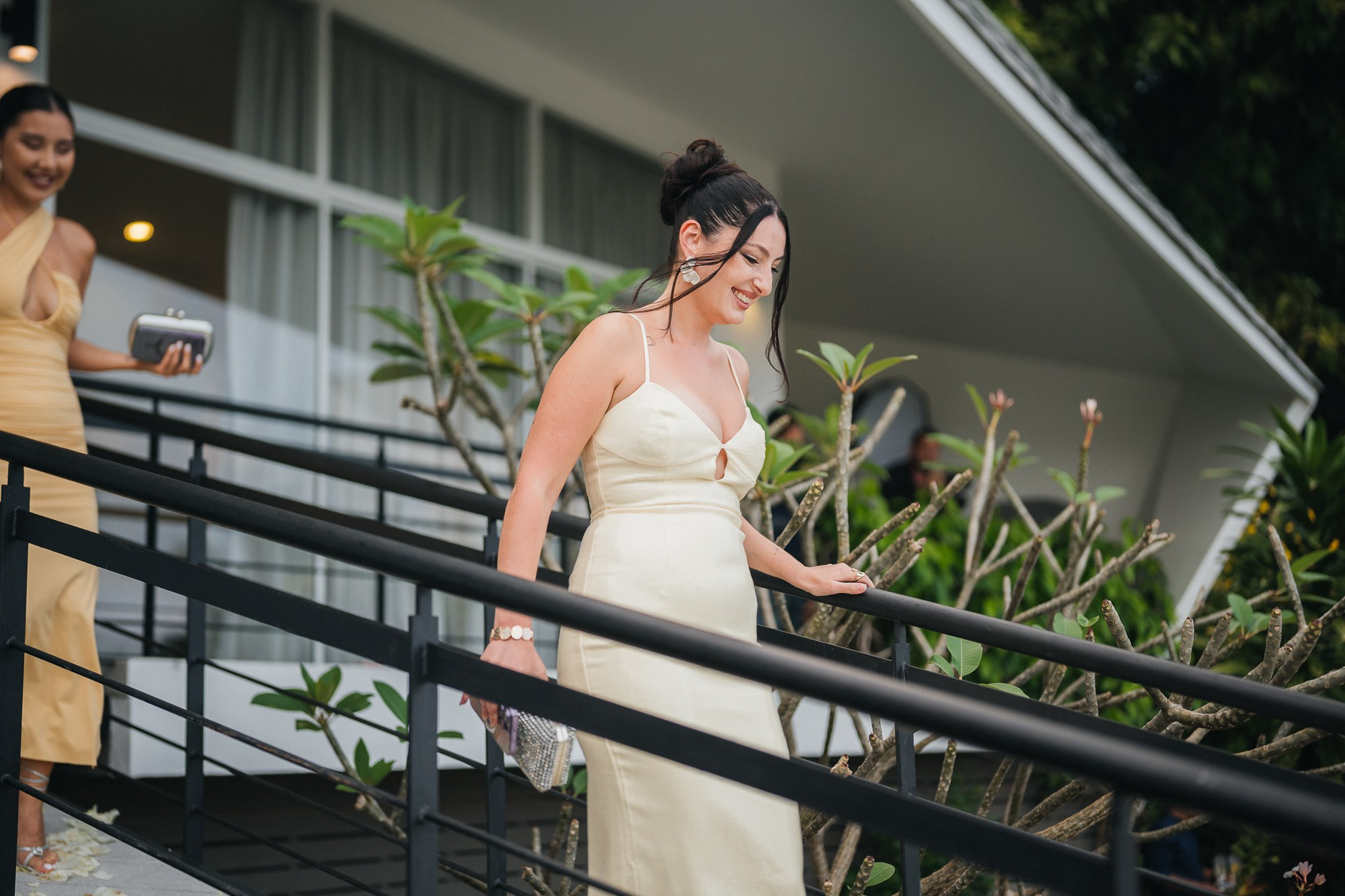 Luxury tropical wedding decoration at a private villa in Koh Samui