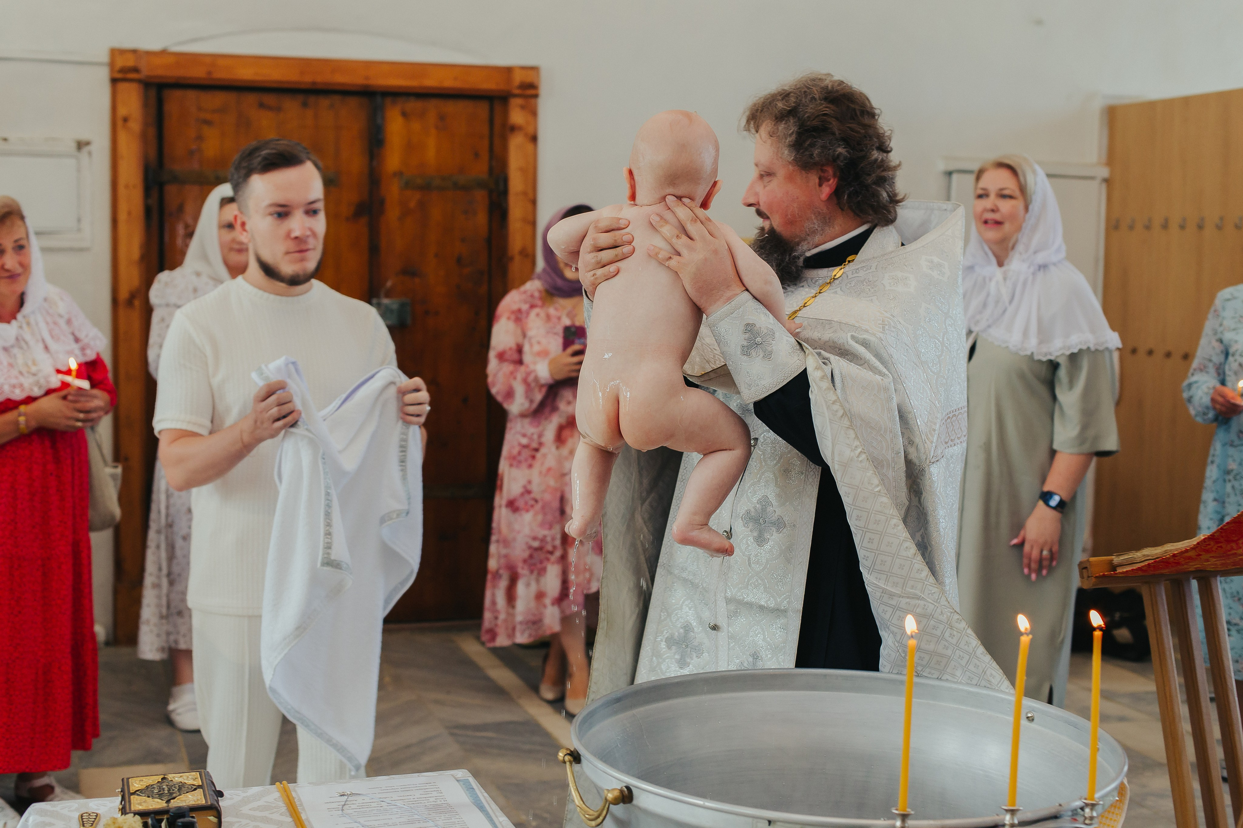 Фотосъемка Крещения в Сергиевом Посаде. Фотограф новорожденных и детский в Сергиевом Посаде Кругликова Юлия