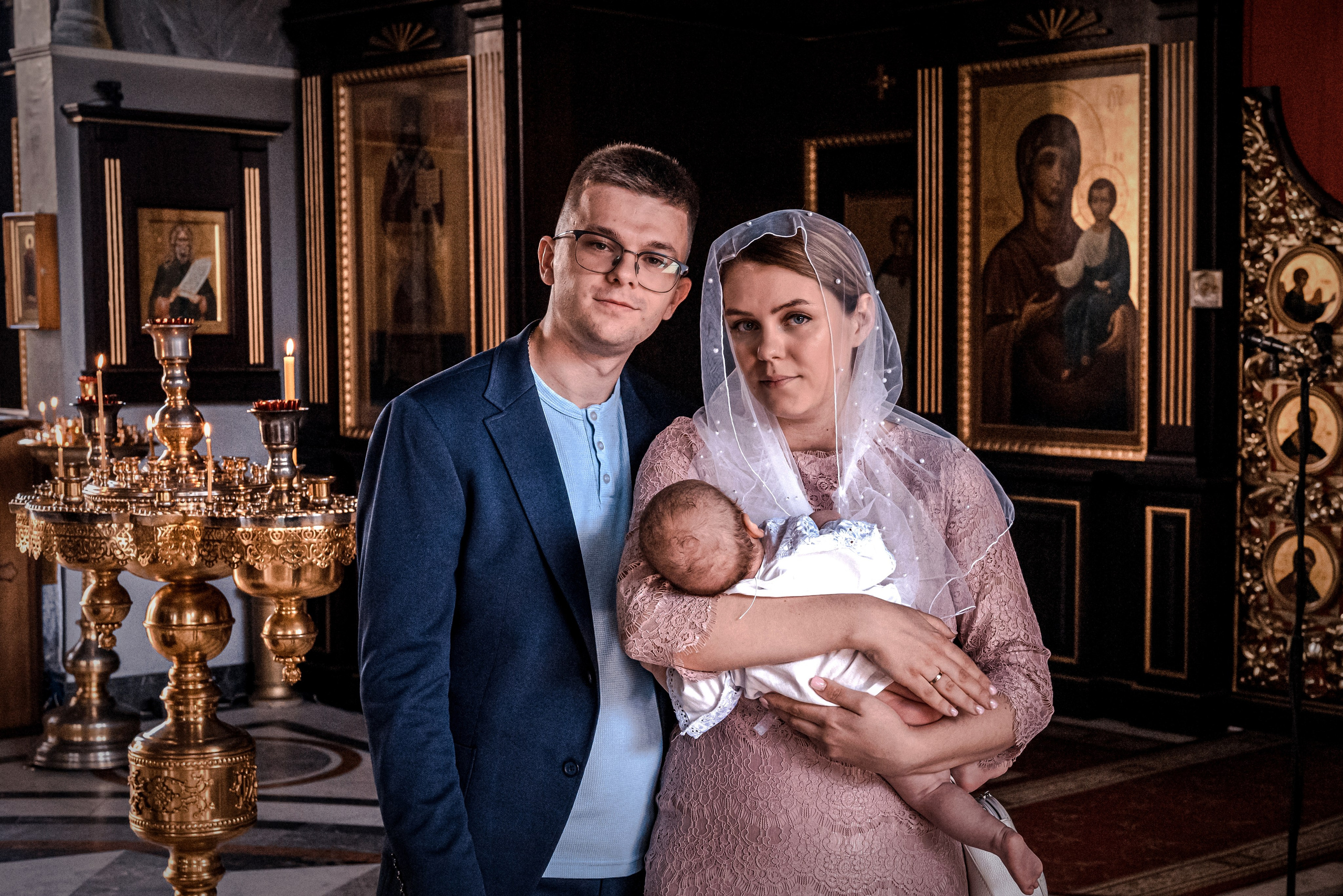 Крещение Екатерина. Семейный и детский фотограф Москва