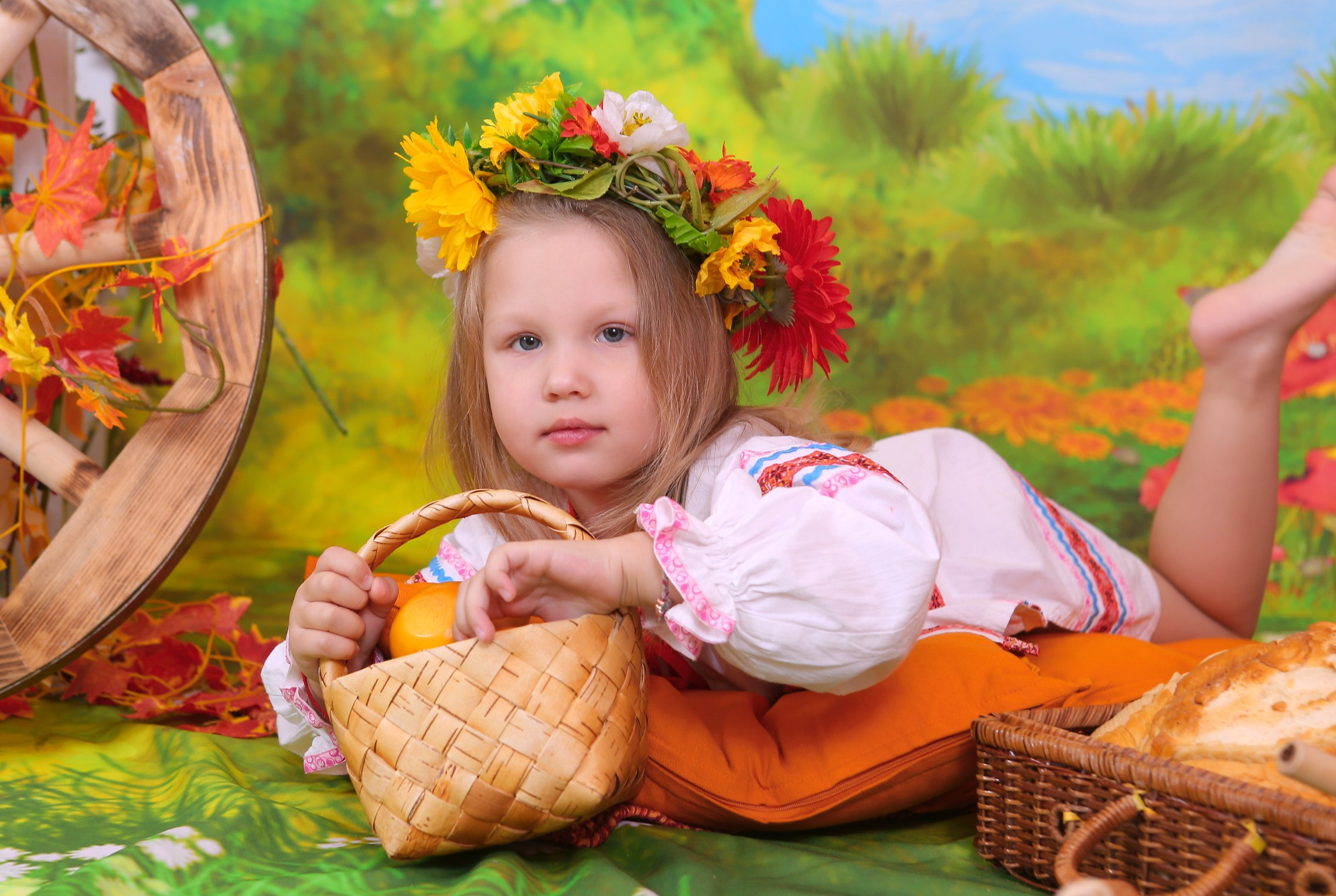 Осень в деревне. Студия детской и семейной фотографии 12кадров