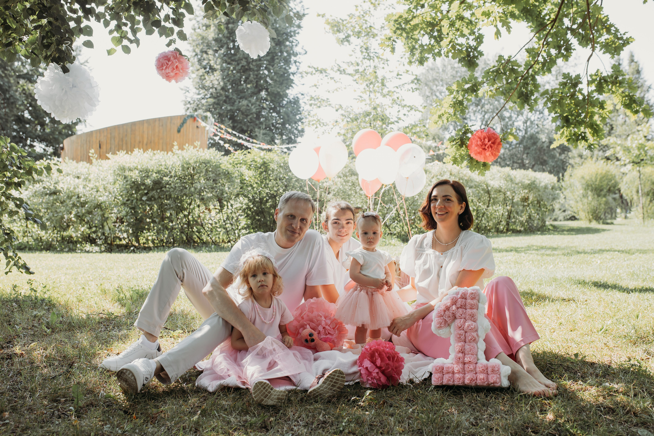 Анечке годик. Семейный и домашний фотограф в Москве и МО Королева Валерия