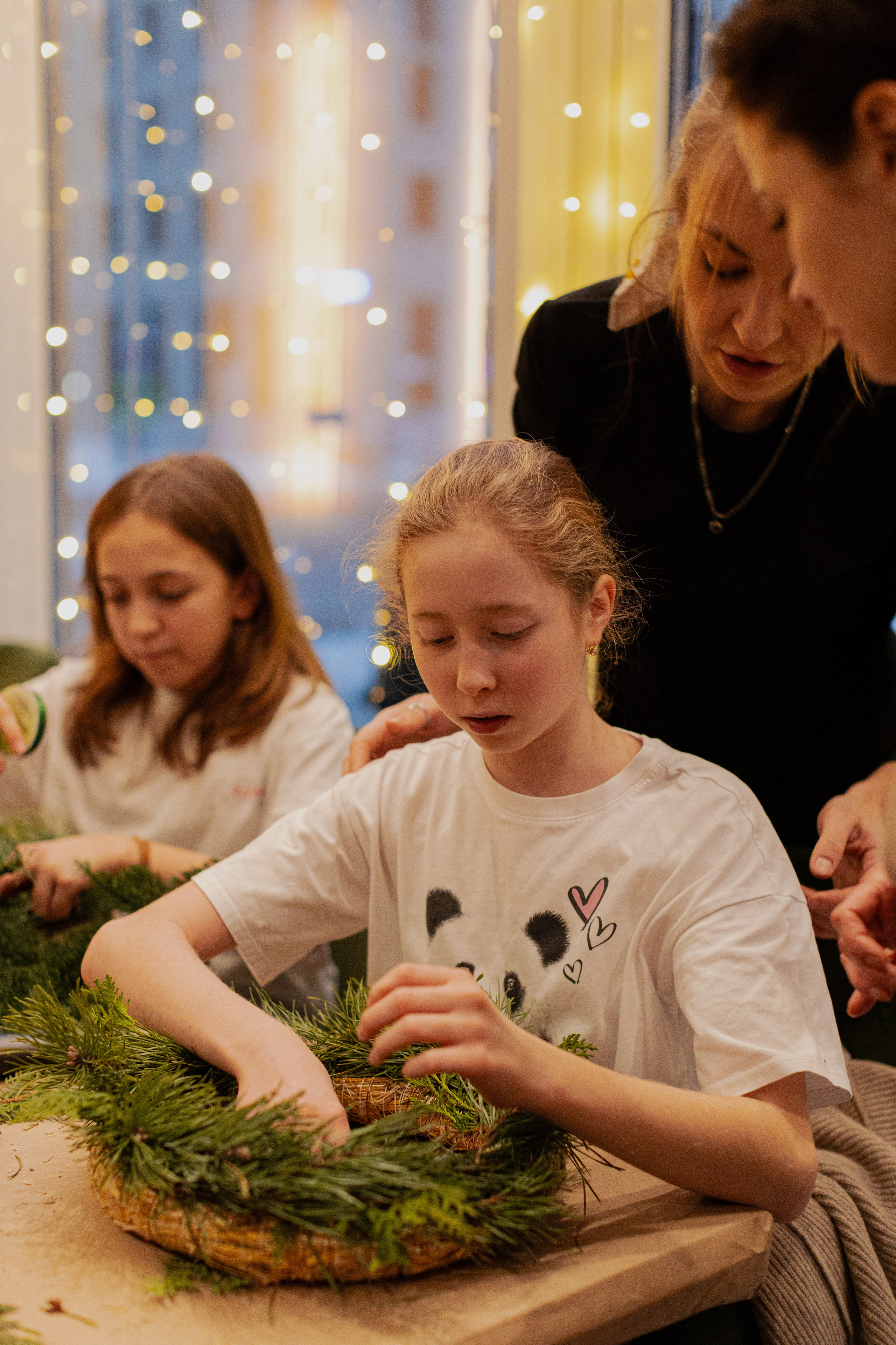 Мк Новогодний Венок. Анастасия Ракчеева Художник