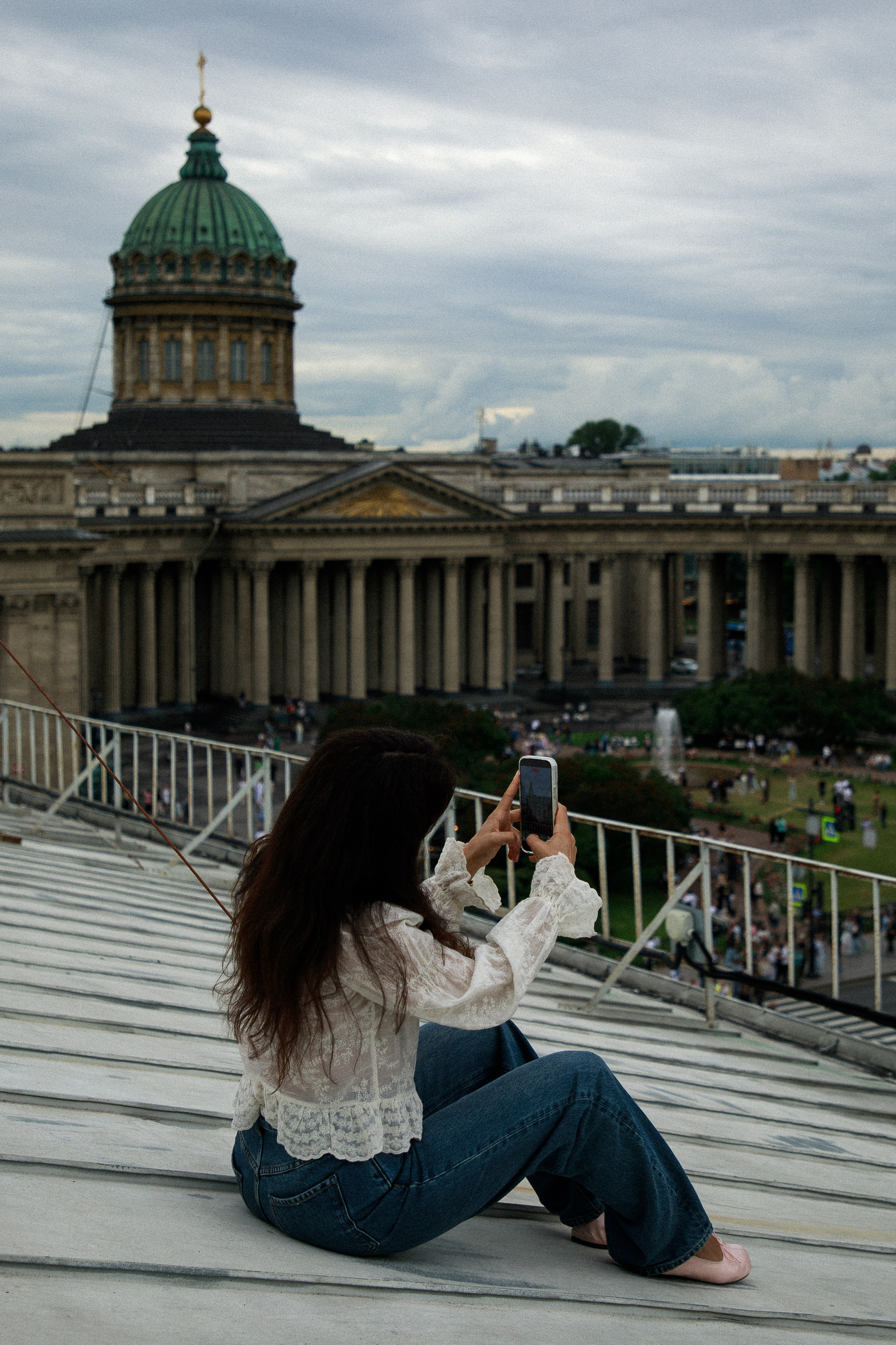 Прогулка у Казанского собора с Ириной. Фотограф в Санкт-Петербурге Таня Михайлова