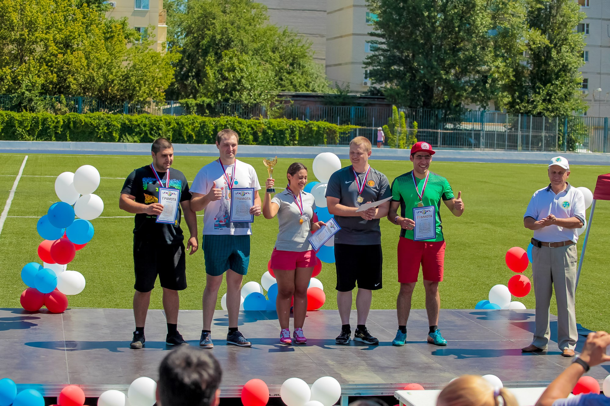 День Физкульт. Максим Матвийченко и Виктория Басова профессионалы своего дела