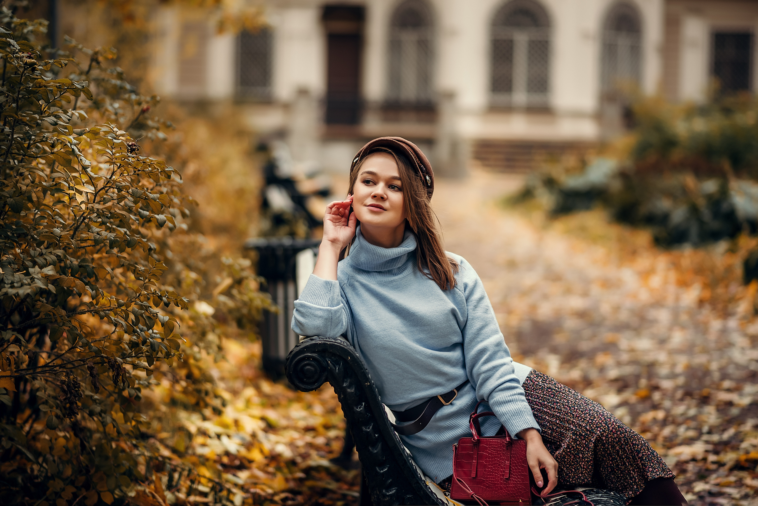Мария, Лопухинский сад/ осень. Фотограф в Санкт- Петербурге Мария Золотарь
