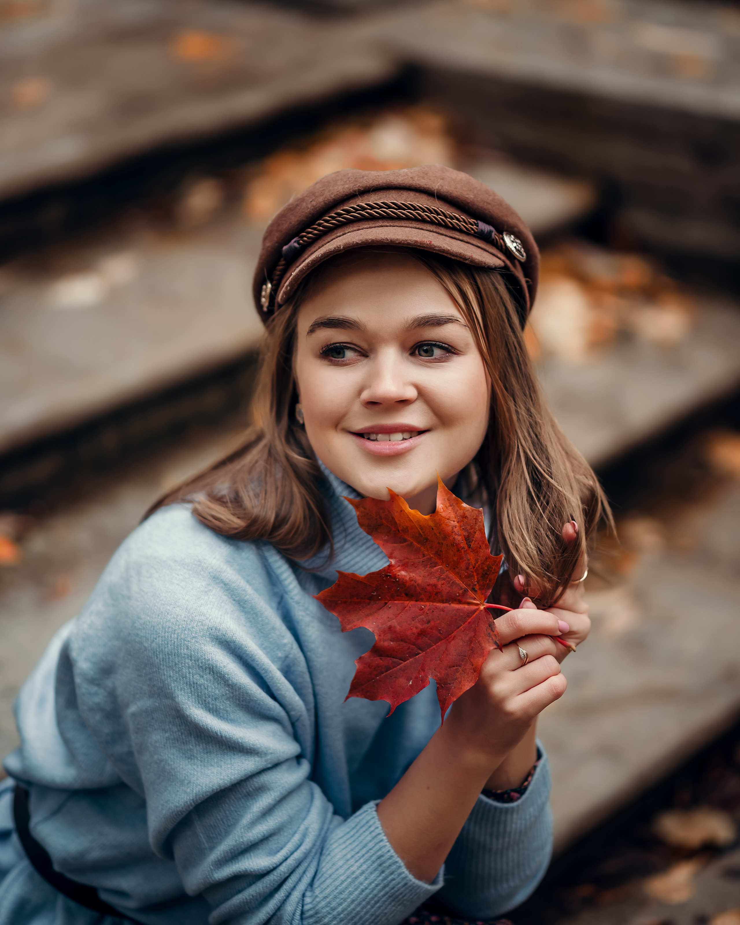 Мария, Лопухинский сад/ осень. Фотограф в Санкт- Петербурге Мария Золотарь