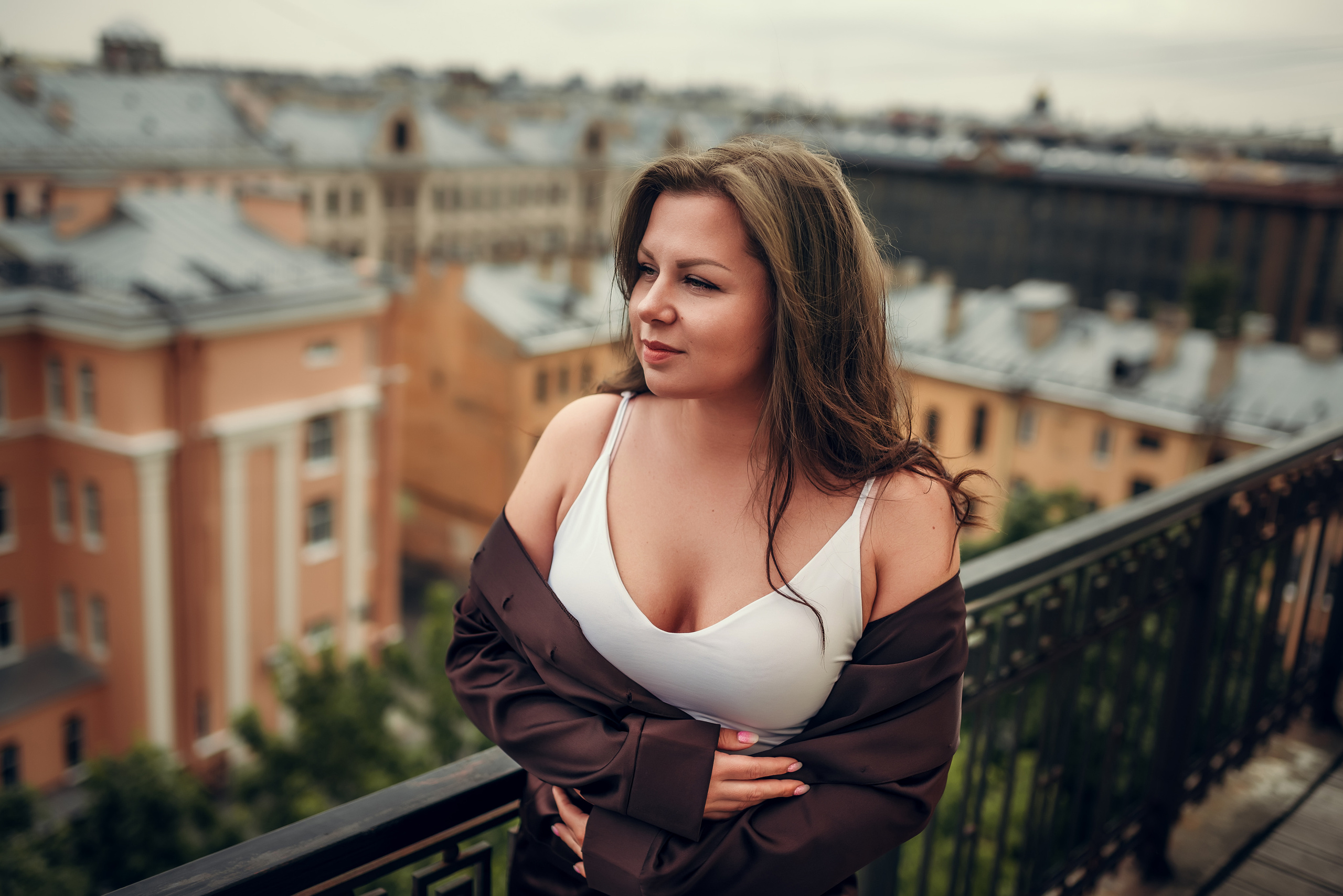 Анна, терасса при студии Skypoint. Фотограф в Санкт- Петербурге Мария Золотарь