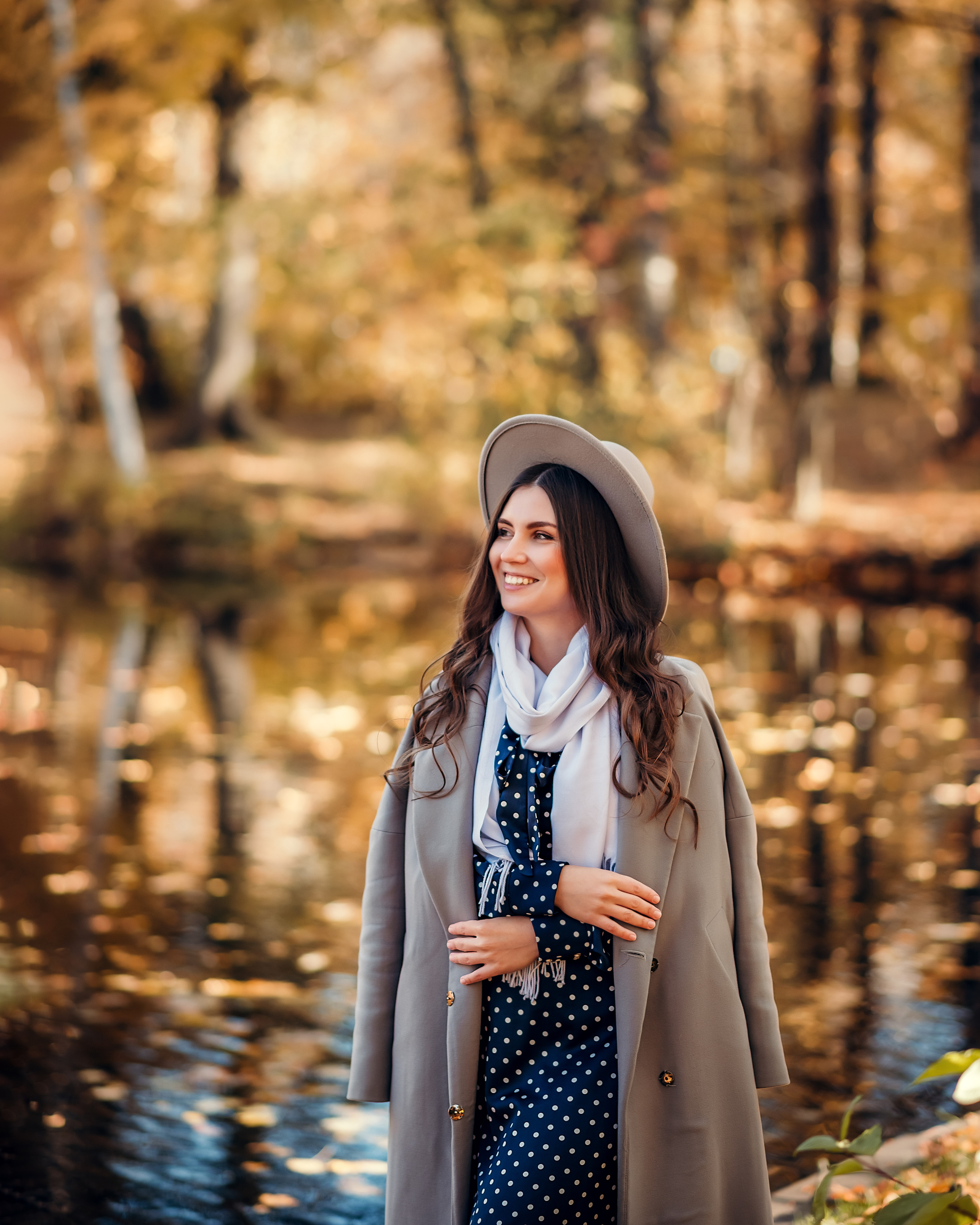 Анна, Елагин остров/осень. Фотограф в Санкт- Петербурге Мария Золотарь