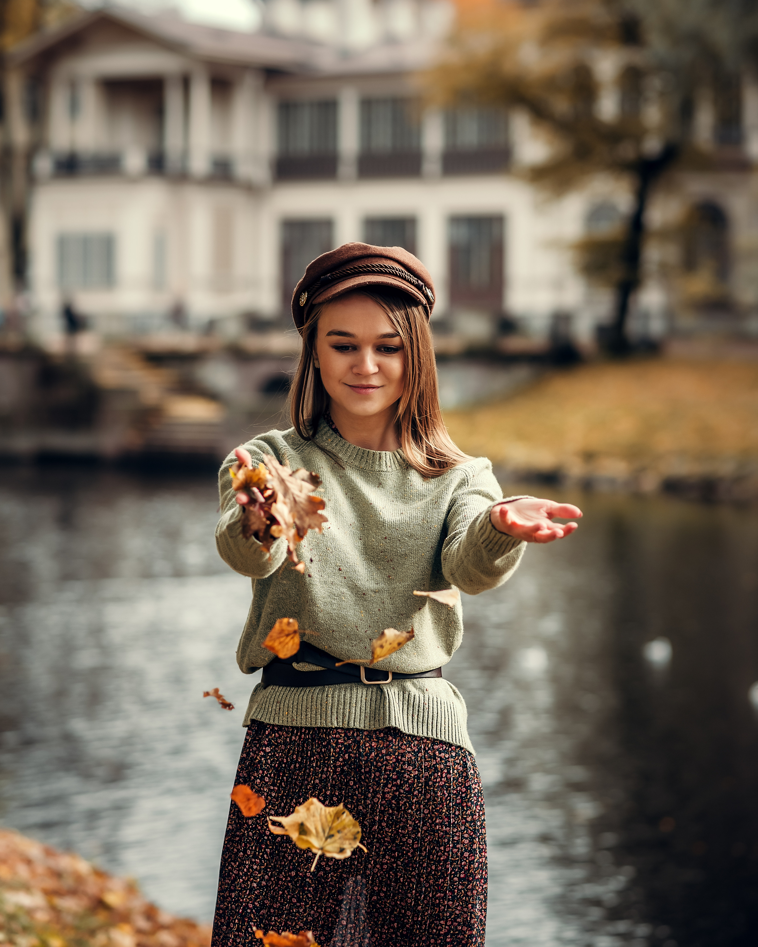 Мария, Лопухинский сад/ осень. Фотограф в Санкт- Петербурге Мария Золотарь