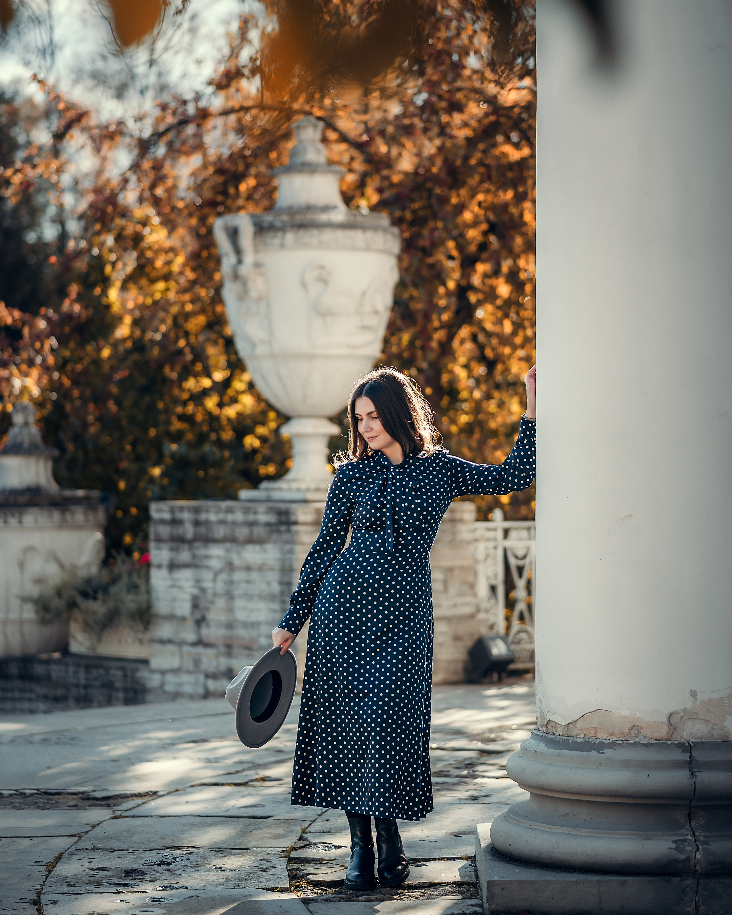 Анна, Елагин остров/осень. Фотограф в Санкт- Петербурге Мария Золотарь