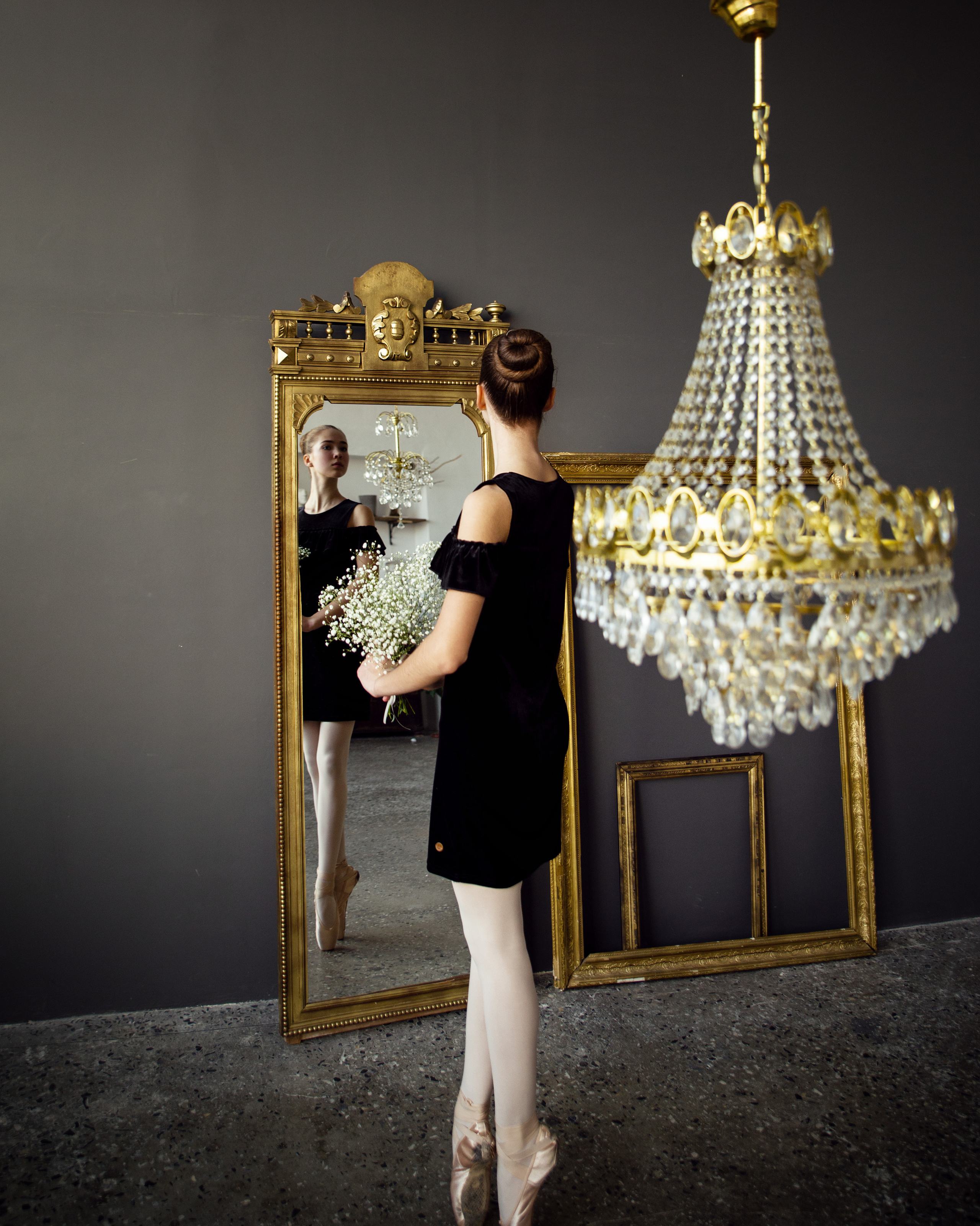 Эмилия, балетная фотосессия в студии Запад. Фотограф в Санкт- Петербурге Мария Золотарь