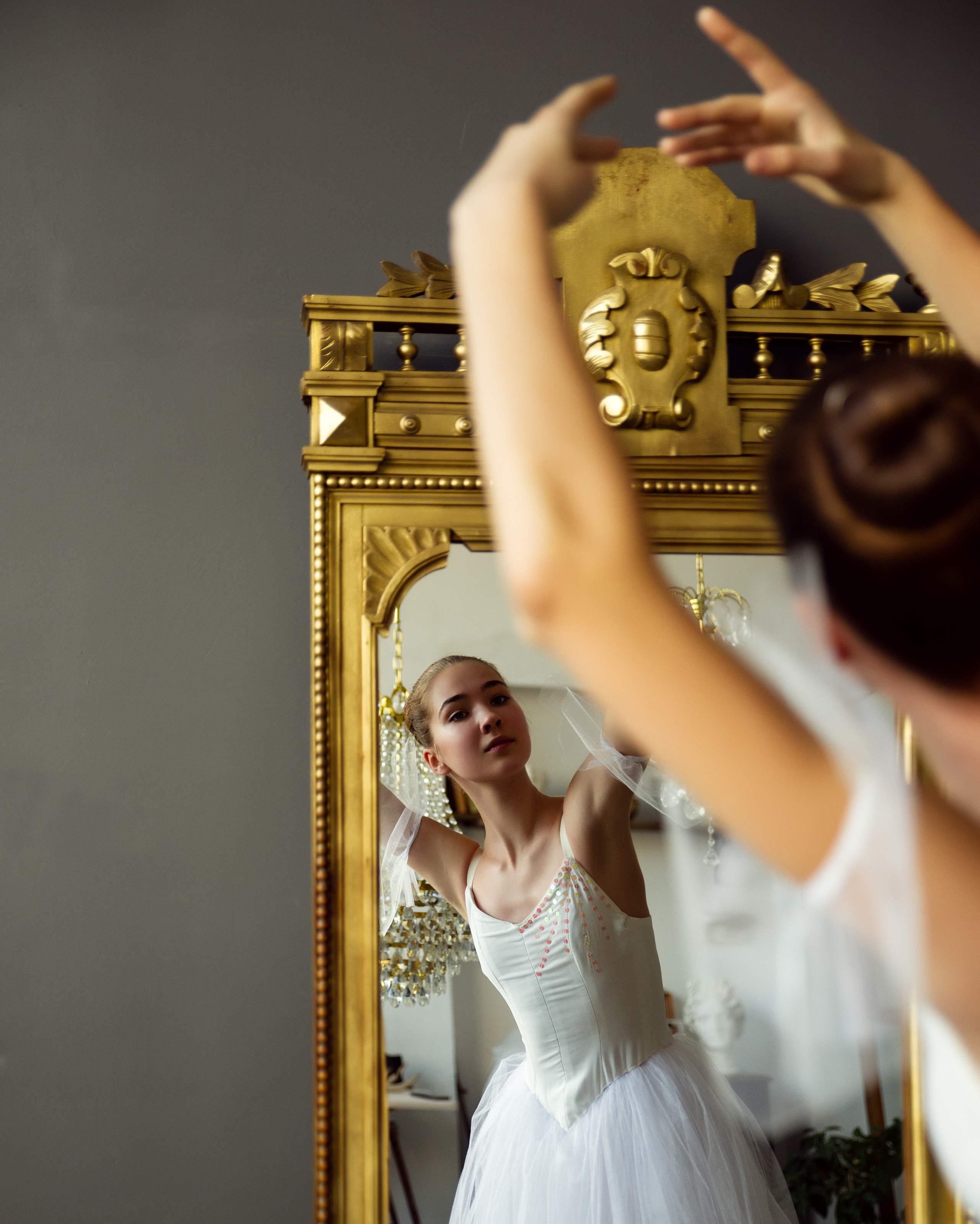 Эмилия, балетная фотосессия в студии Запад. Фотограф в Санкт- Петербурге Мария Золотарь