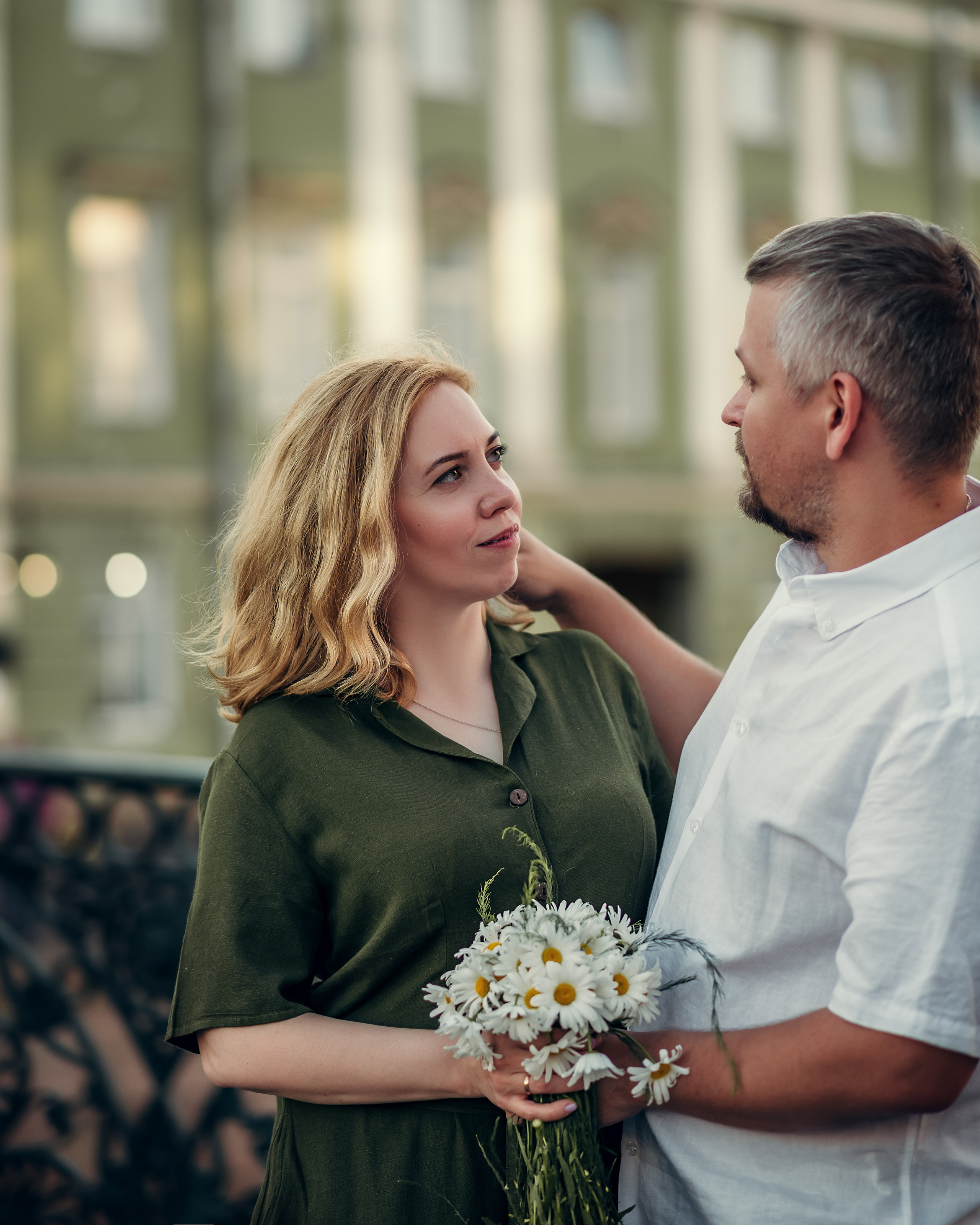 Дина и Александр, набережная Зимней канавки + крыша. Фотограф в Санкт- Петербурге Мария Золотарь