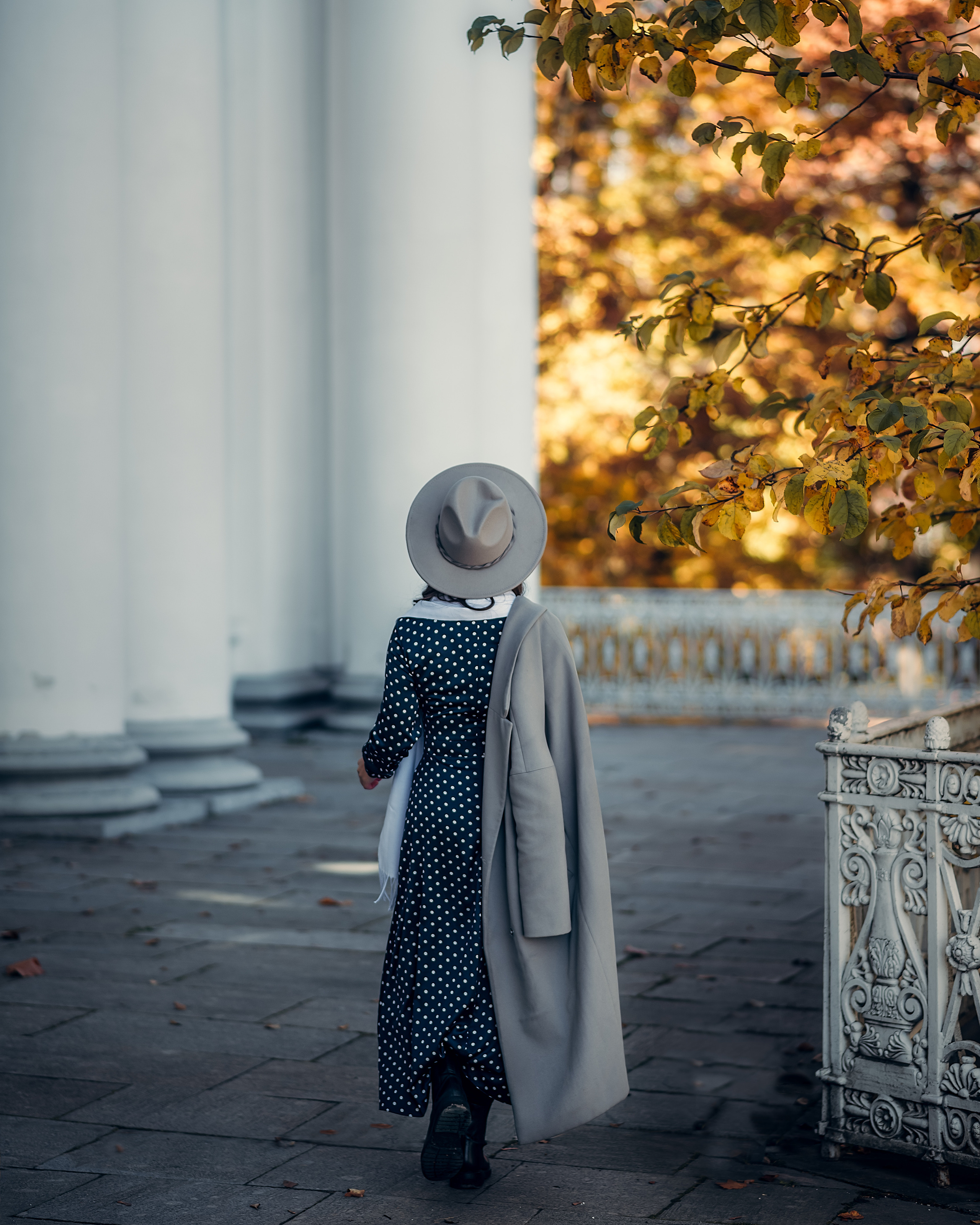 Анна, Елагин остров/осень. Фотограф в Санкт- Петербурге Мария Золотарь