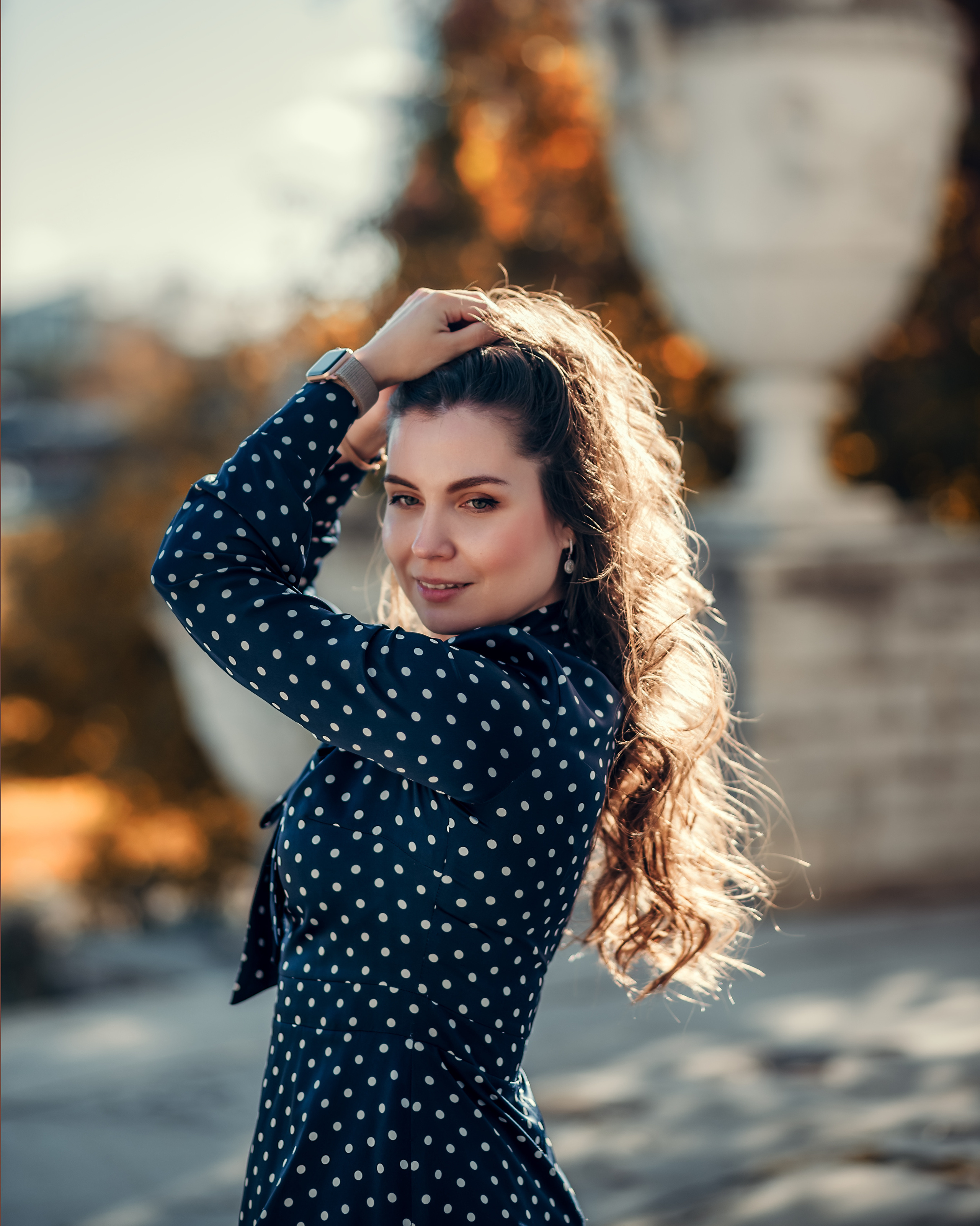 Анна, Елагин остров/осень. Фотограф в Санкт- Петербурге Мария Золотарь