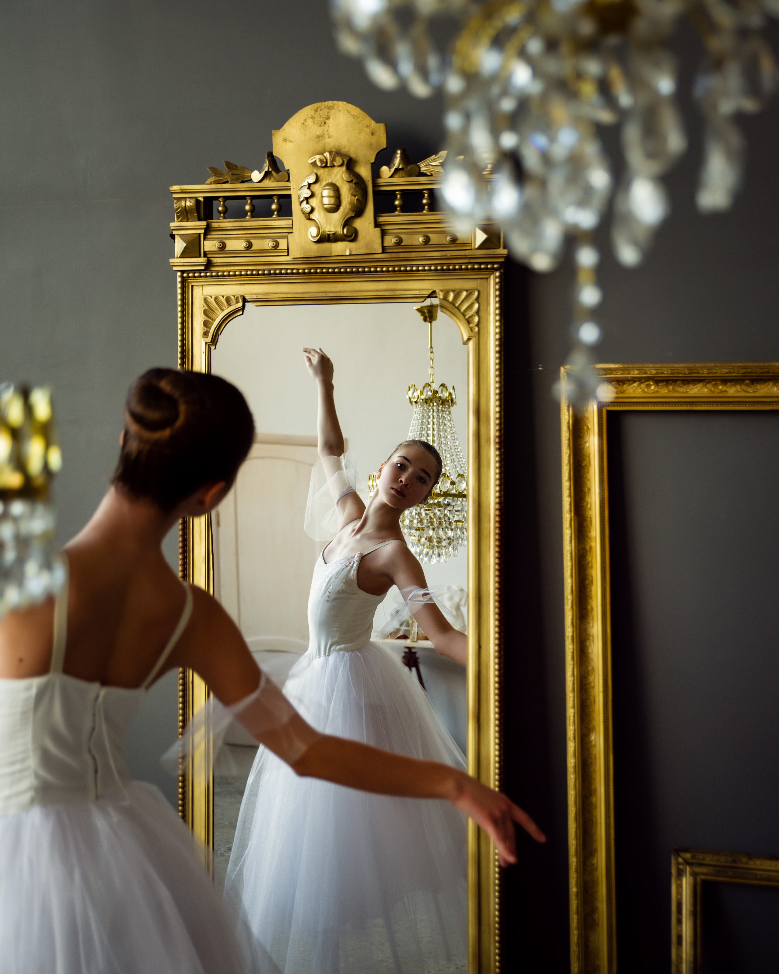 Эмилия, балетная фотосессия в студии Запад. Фотограф в Санкт- Петербурге Мария Золотарь