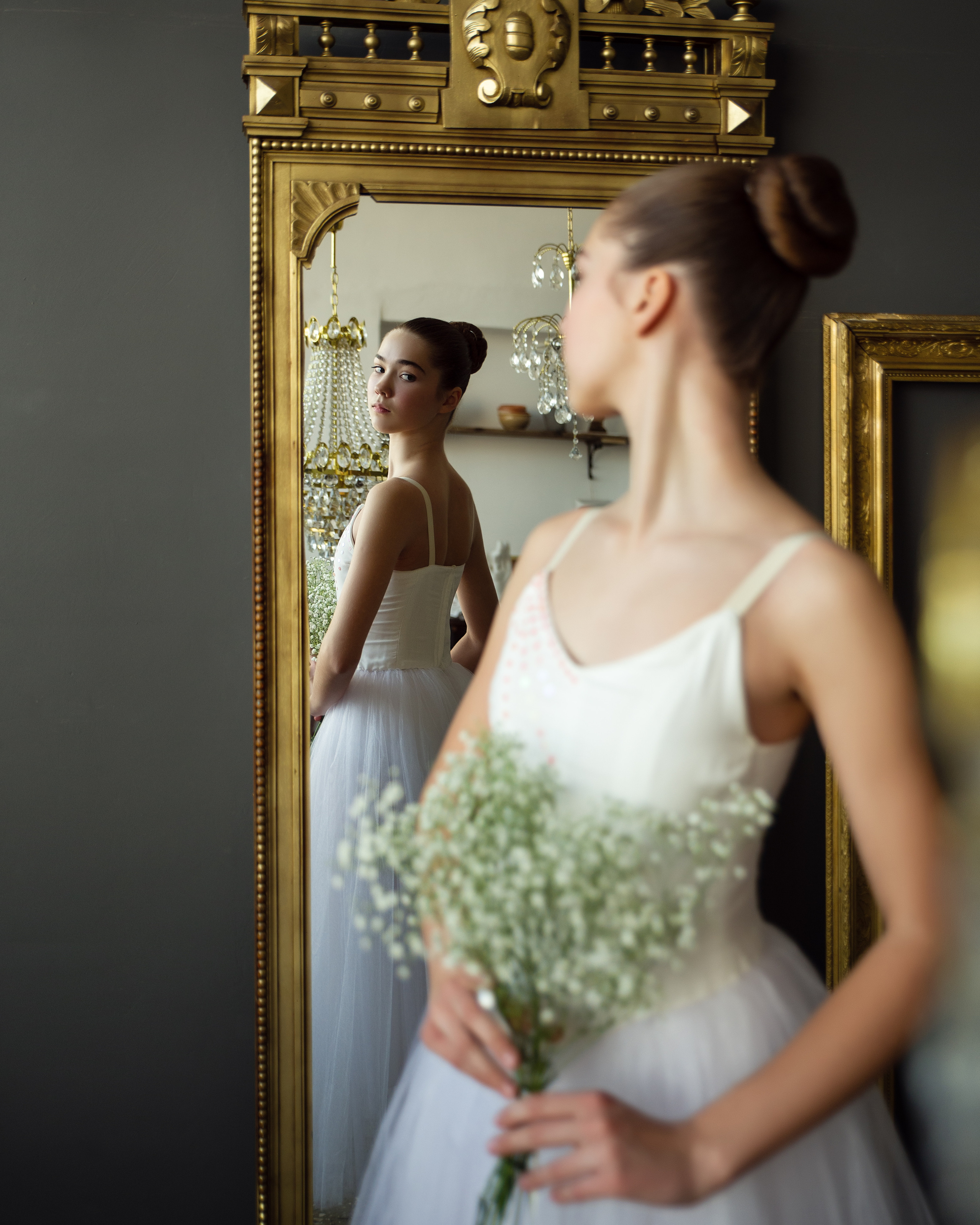 Эмилия, балетная фотосессия в студии Запад. Фотограф в Санкт- Петербурге Мария Золотарь