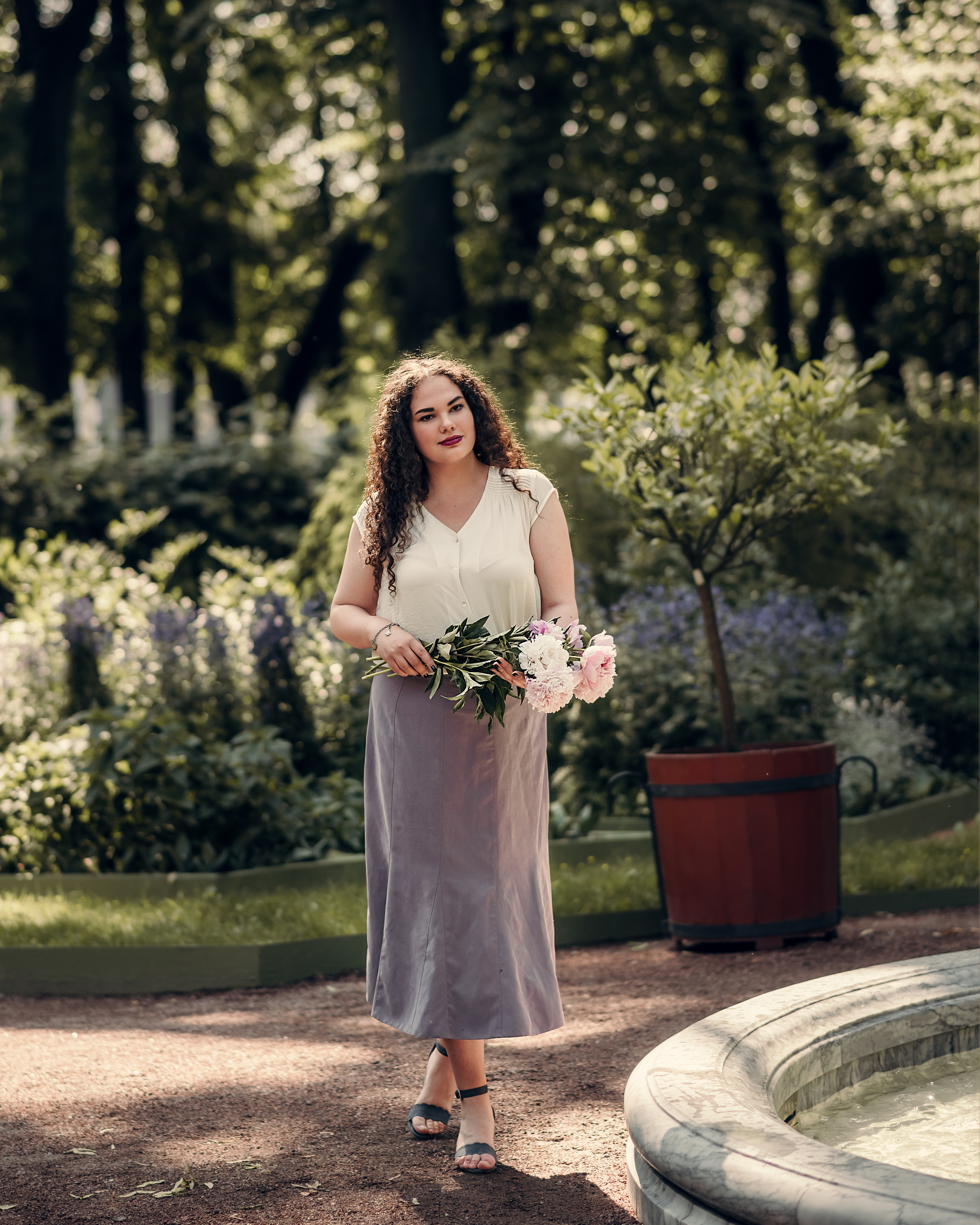 Валерия, Летний сад и Соляной переулок. Фотограф в Санкт- Петербурге Мария Золотарь