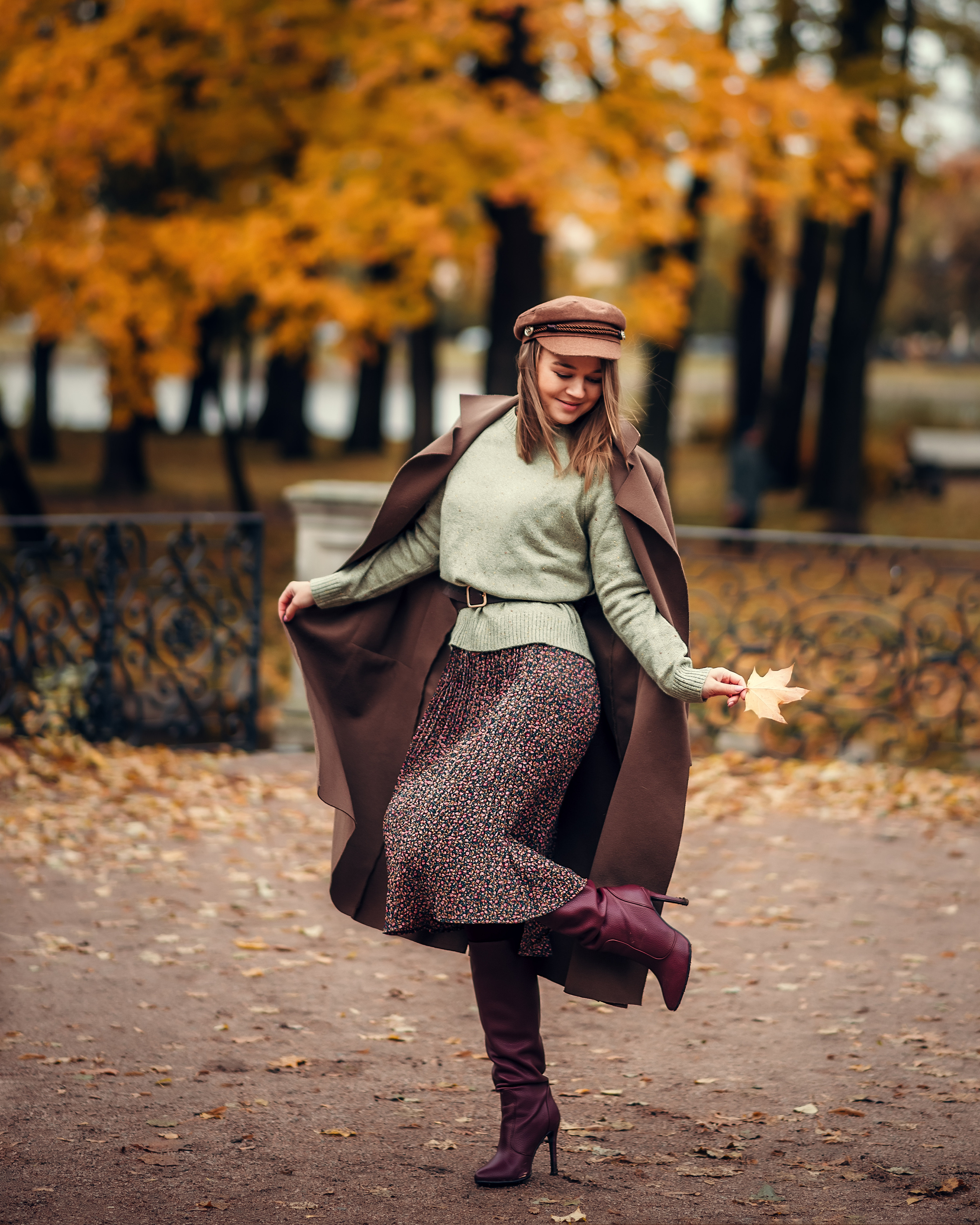 Мария, Лопухинский сад/ осень. Фотограф в Санкт- Петербурге Мария Золотарь