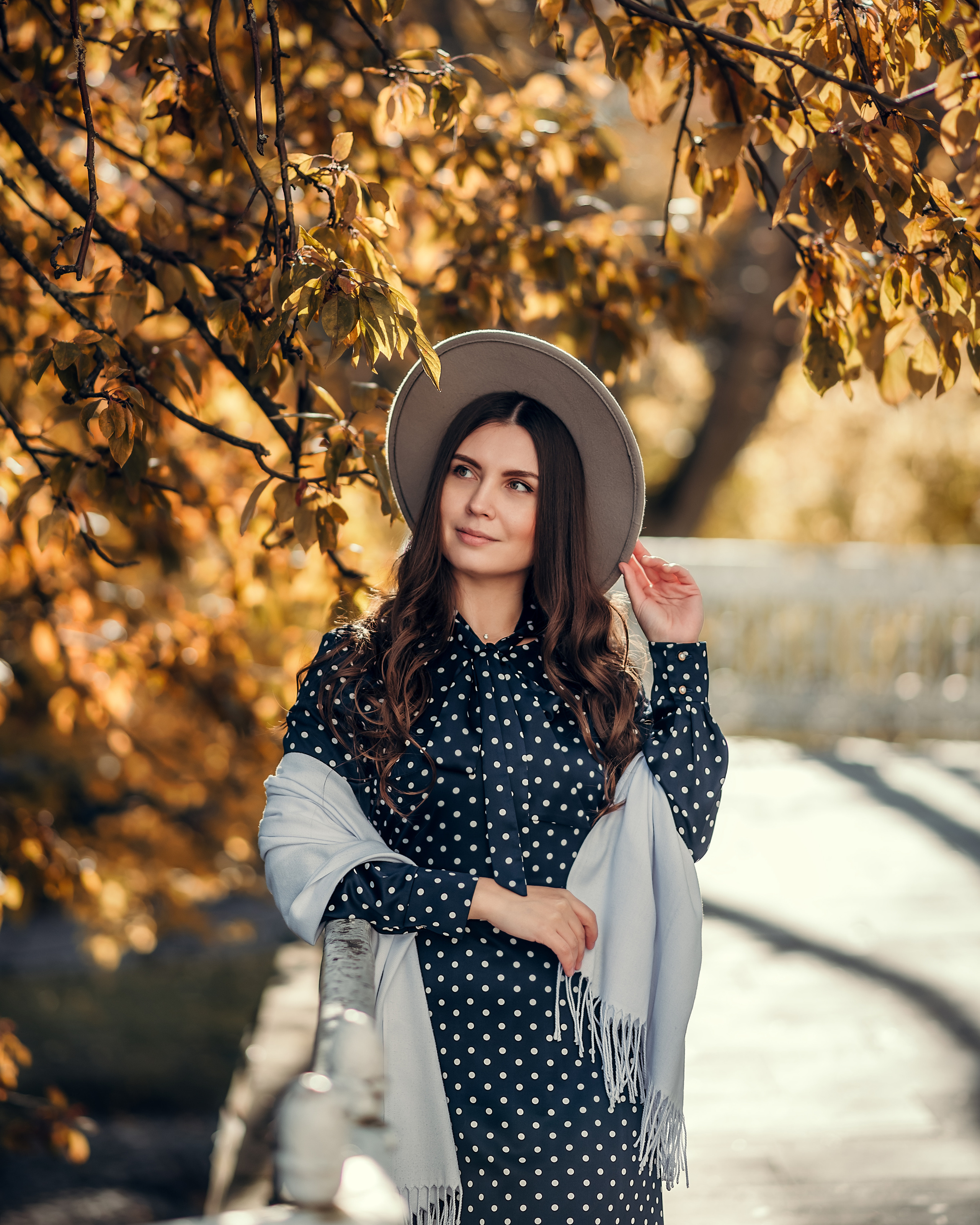 Анна, Елагин остров/осень. Фотограф в Санкт- Петербурге Мария Золотарь