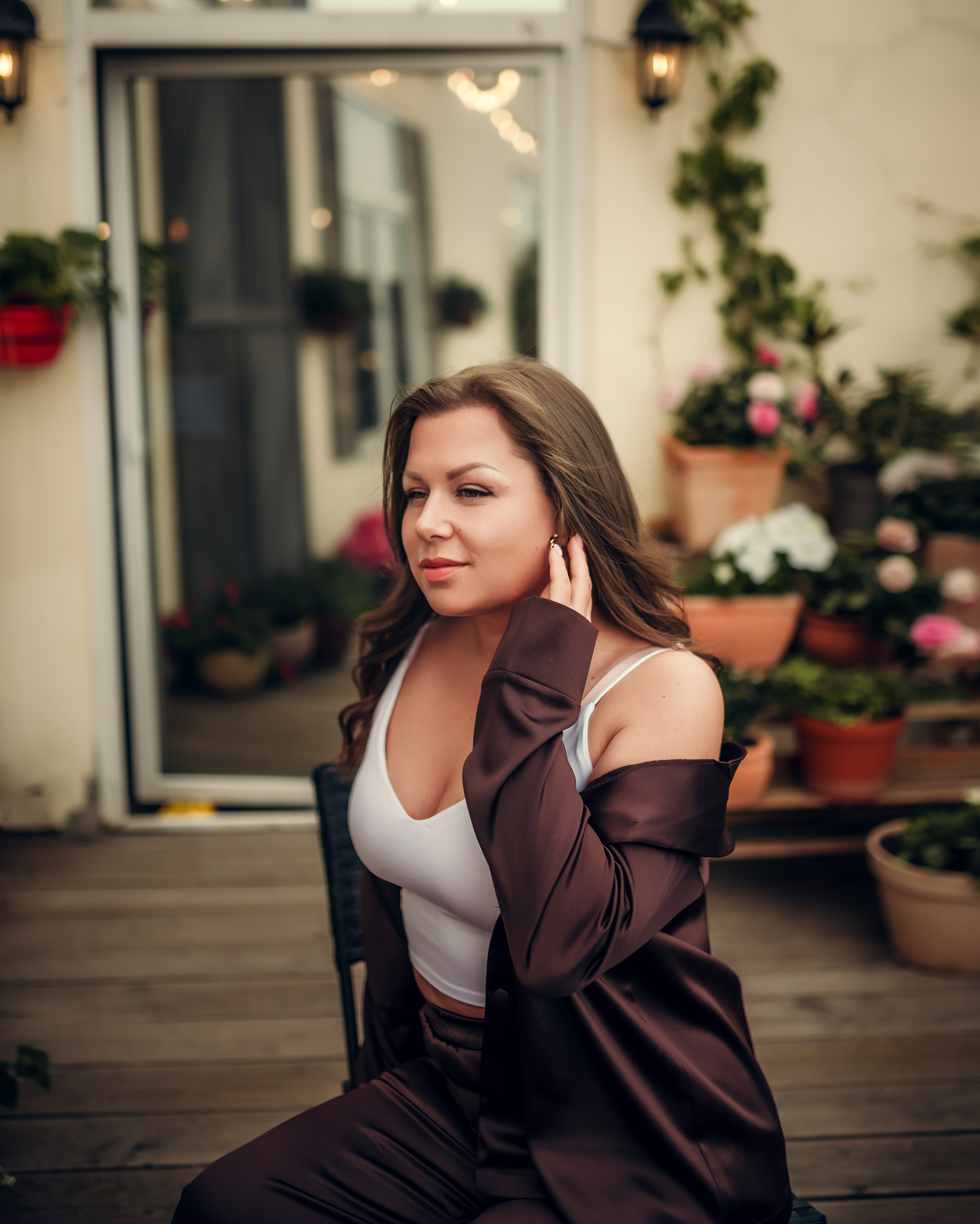 Анна, терасса при студии Skypoint. Фотограф в Санкт- Петербурге Мария Золотарь