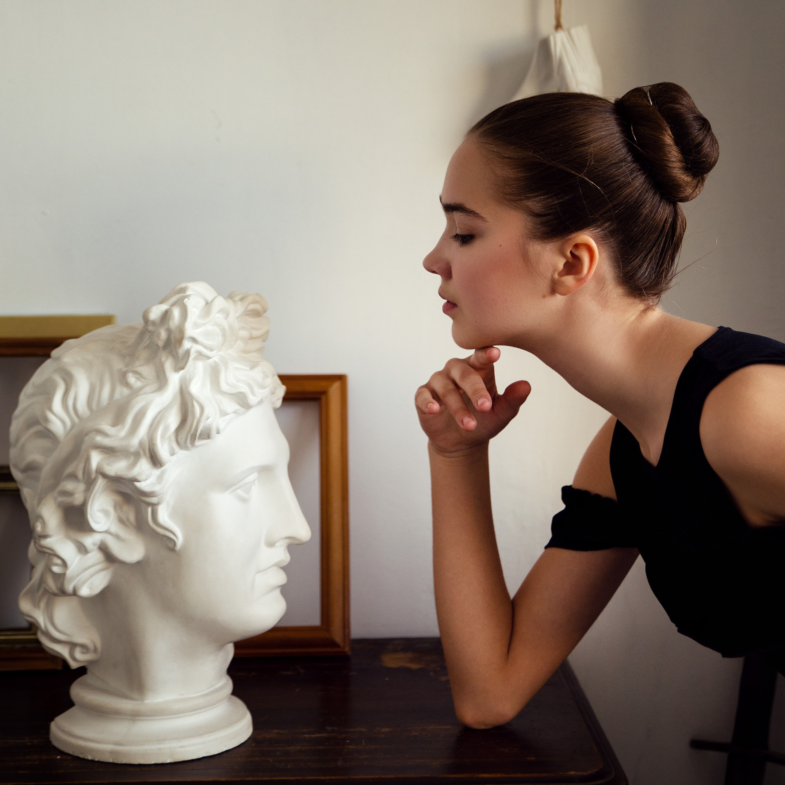 Эмилия, балетная фотосессия в студии Запад. Фотограф в Санкт- Петербурге Мария Золотарь