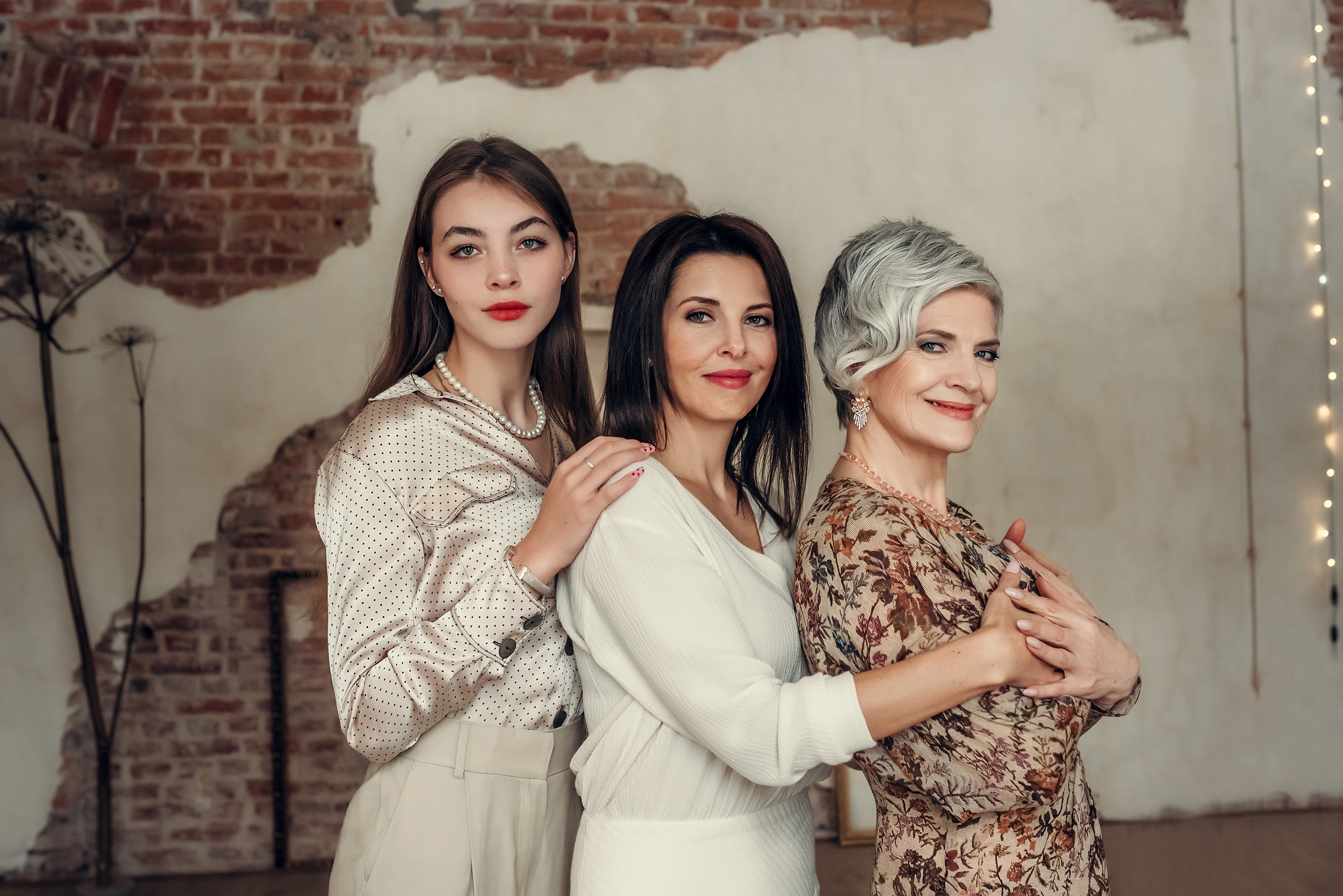 Три женских поколения, студия Willa. Фотограф в Санкт- Петербурге Мария Золотарь