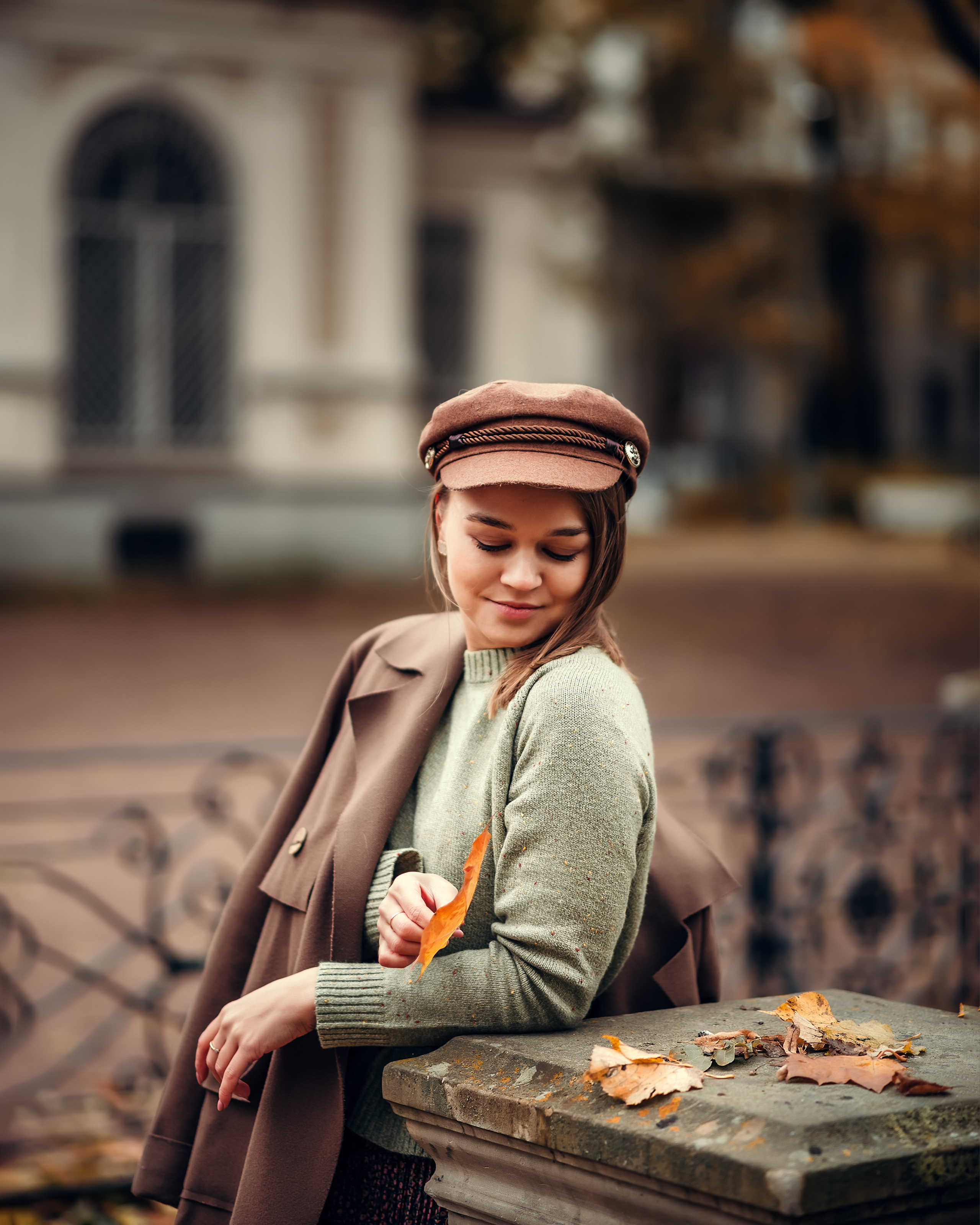 Мария, Лопухинский сад/ осень. Фотограф в Санкт- Петербурге Мария Золотарь