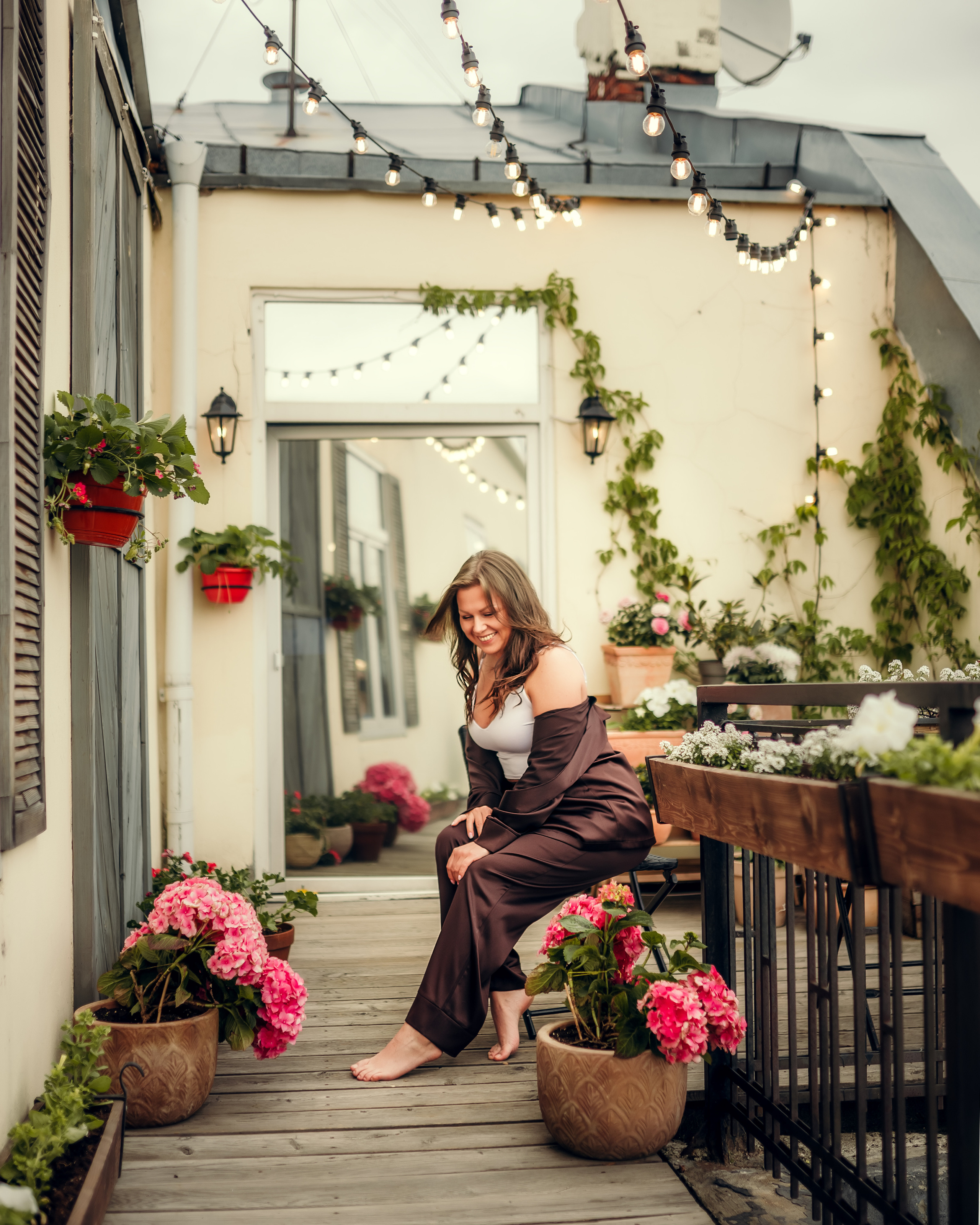 Анна, терасса при студии Skypoint. Фотограф в Санкт- Петербурге Мария Золотарь