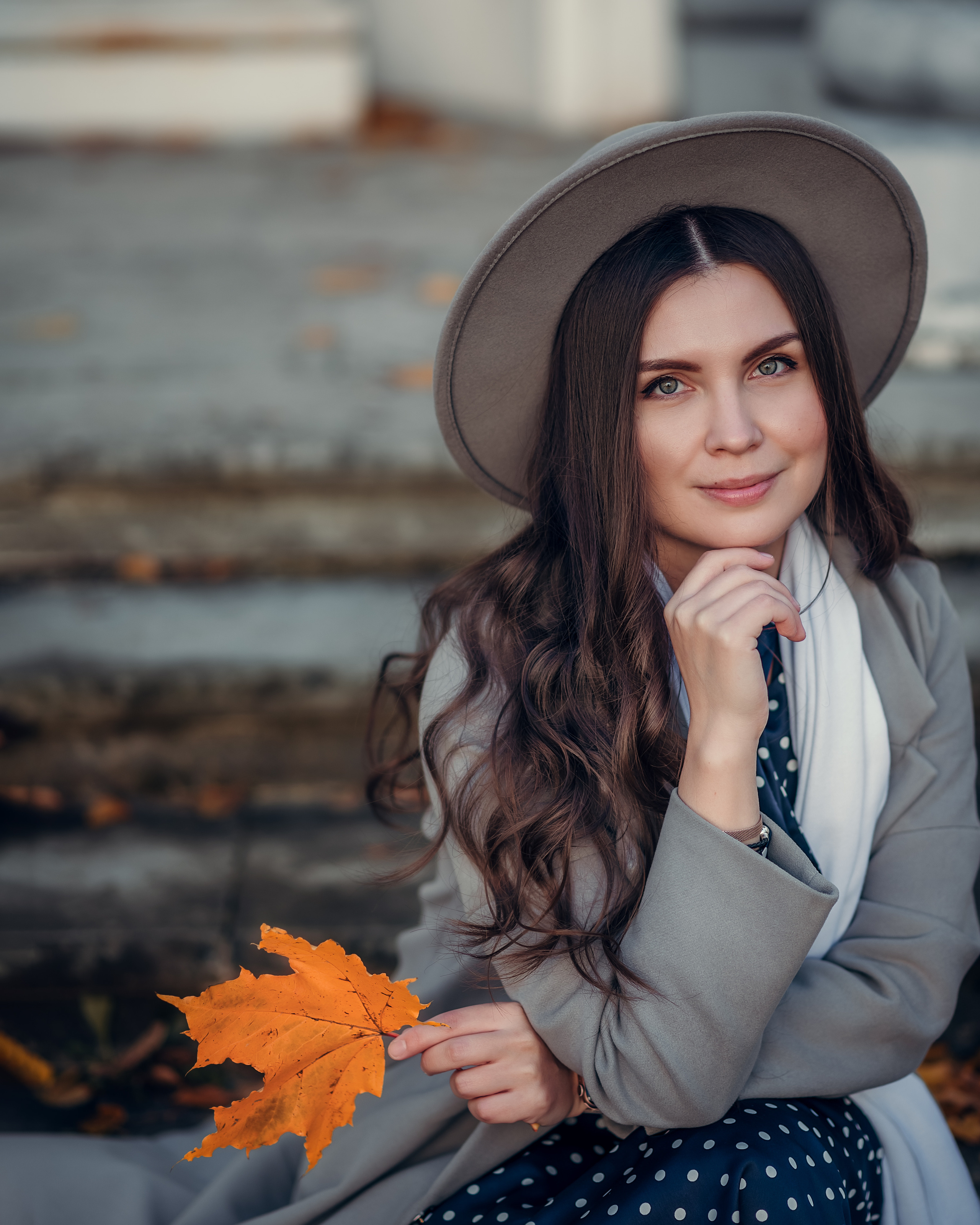 Анна, Елагин остров/осень. Фотограф в Санкт- Петербурге Мария Золотарь