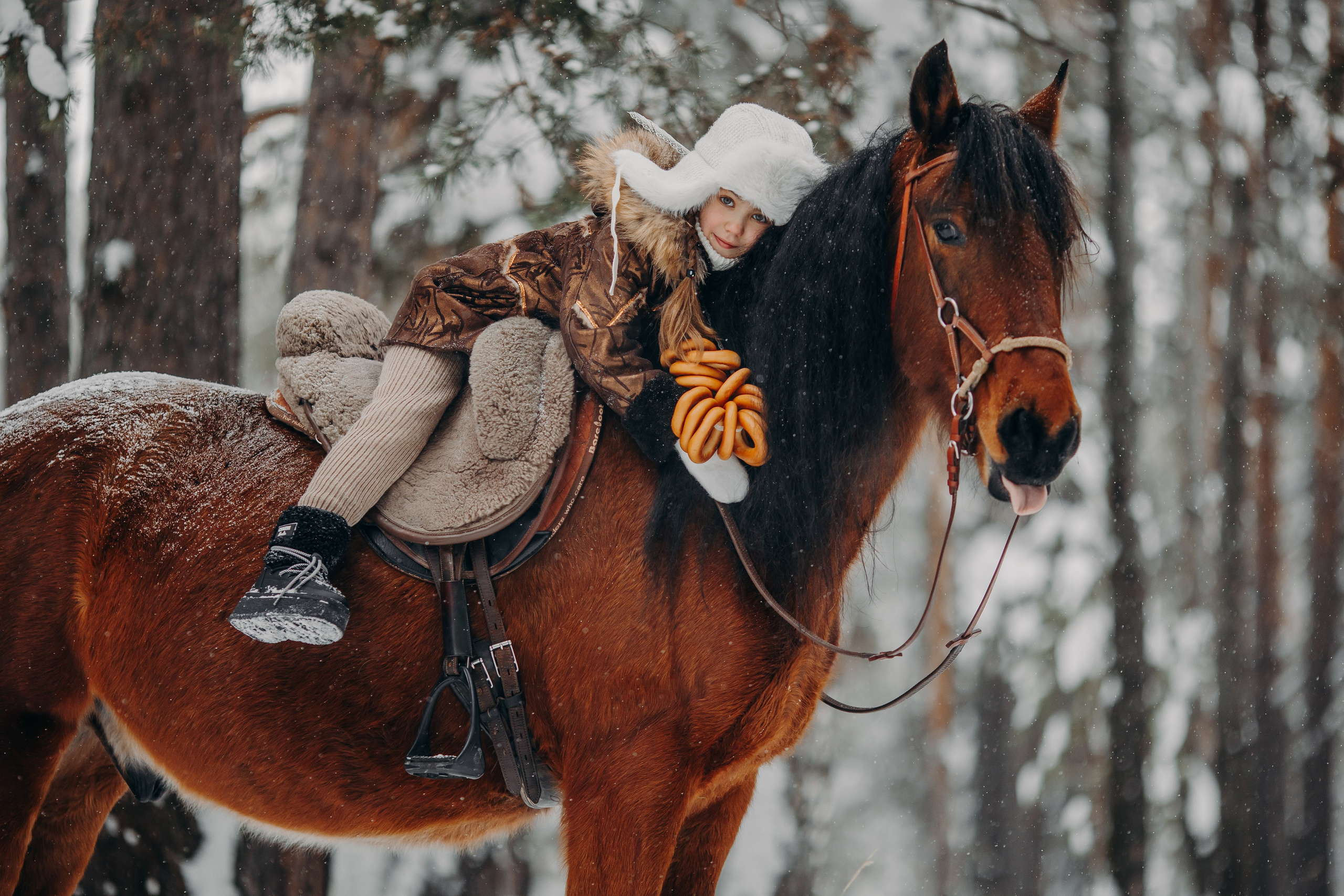 Тоша и баранки. Анна Молчанова конный фотограф в Тюмени | фотосессии с лошадьми Тюмень