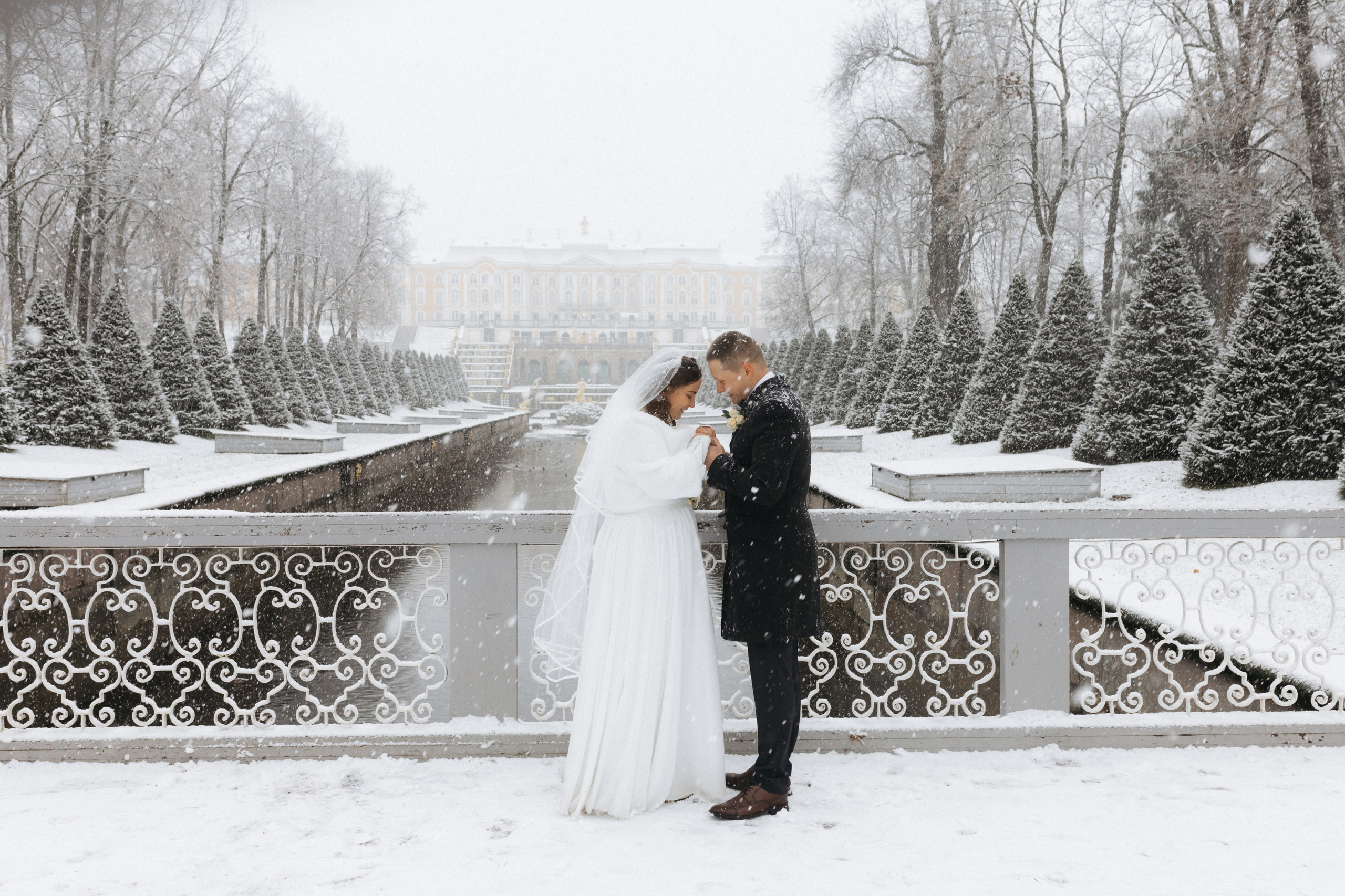 А снег идет!. Свадебный и женский фотограф в Санкт-Петербурге Муртеева Екатерина