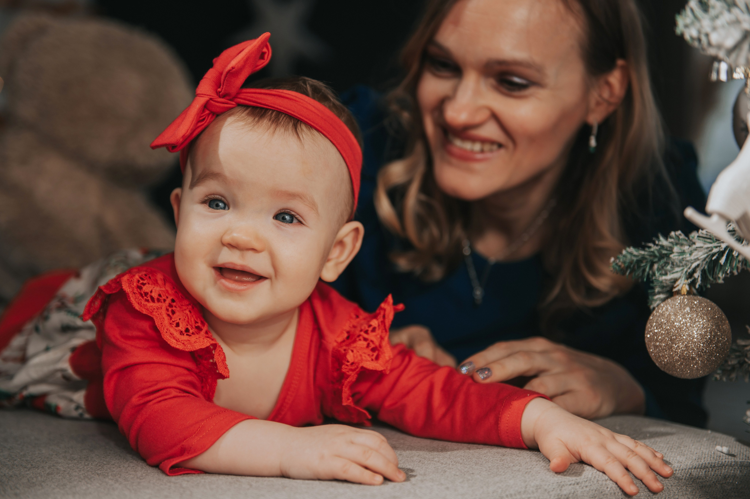 Новогодняя студийная съемка для малышки. Свадебный и семейный фотограф София Невская