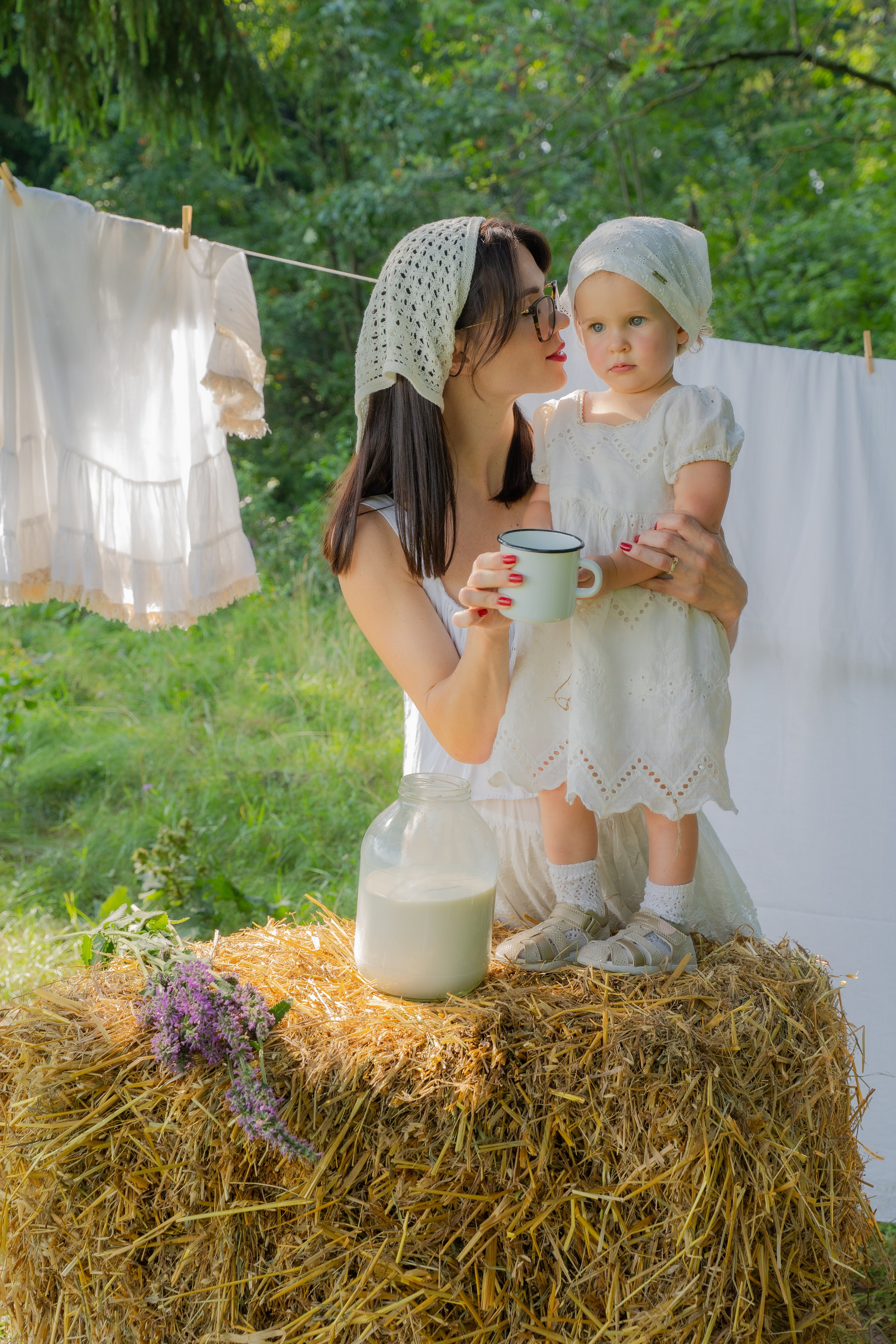 Фотосессия на природе «прачка»