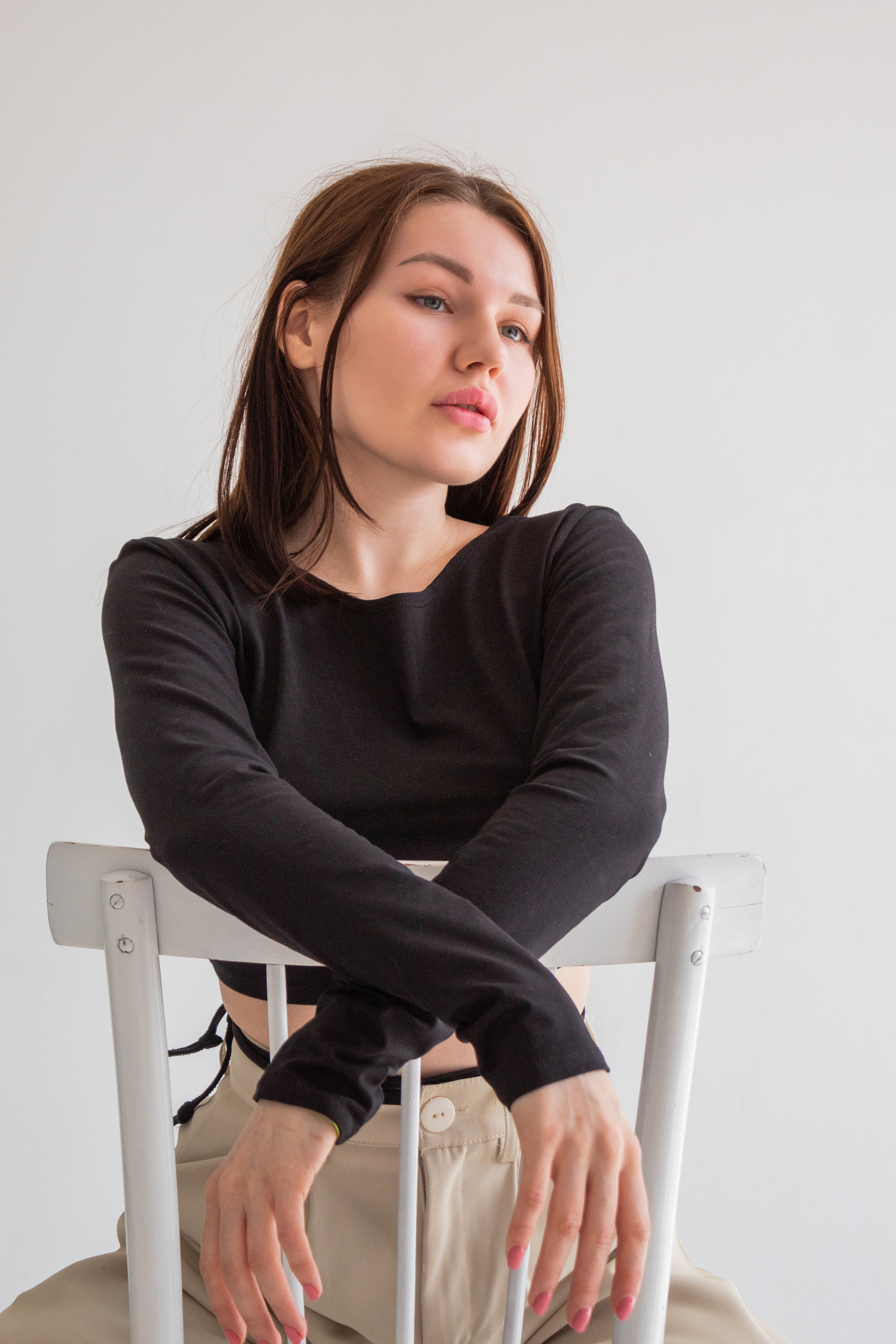 На циклораме. Фотограф Красноярск Капранова Софья