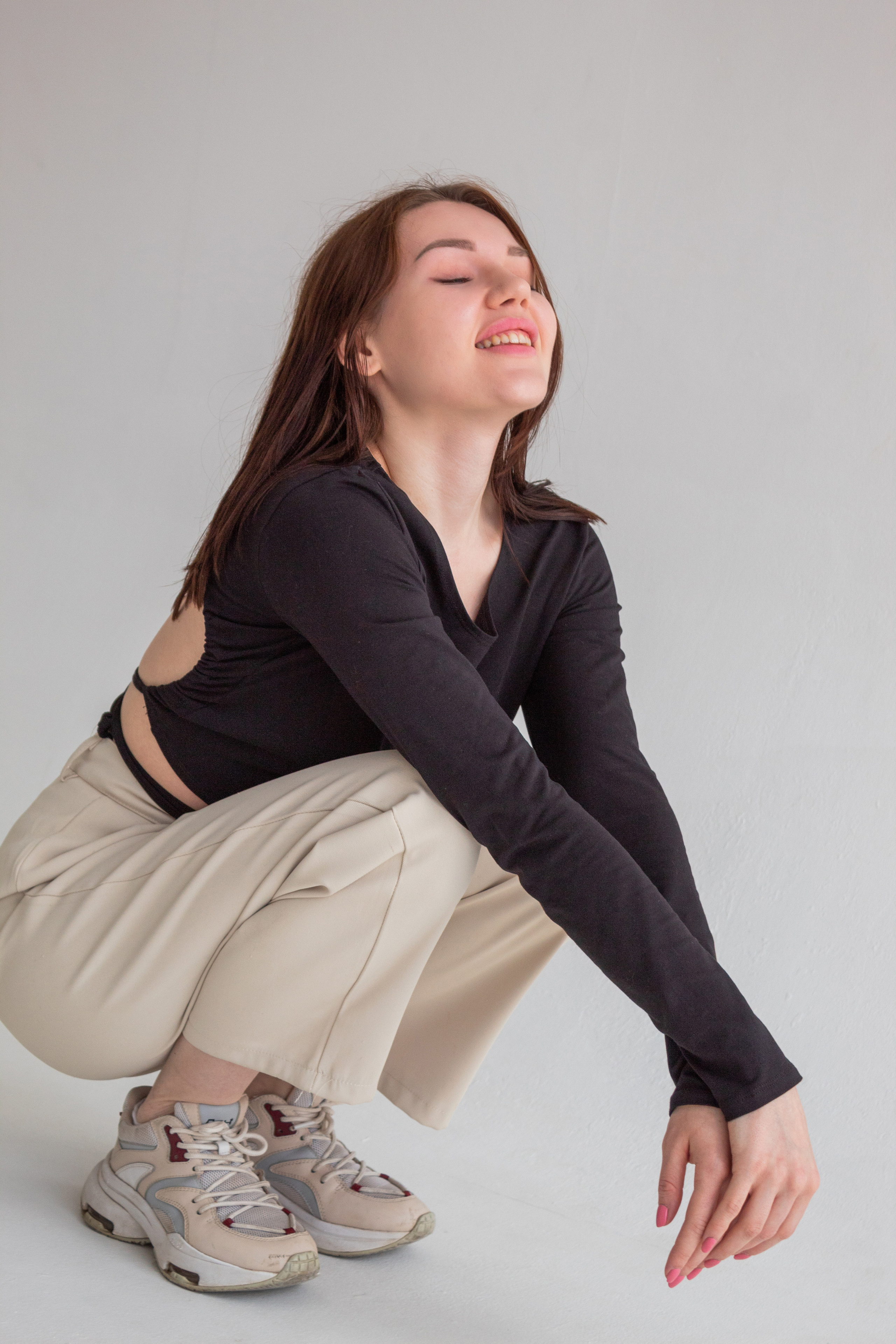 На циклораме. Фотограф Красноярск Капранова Софья