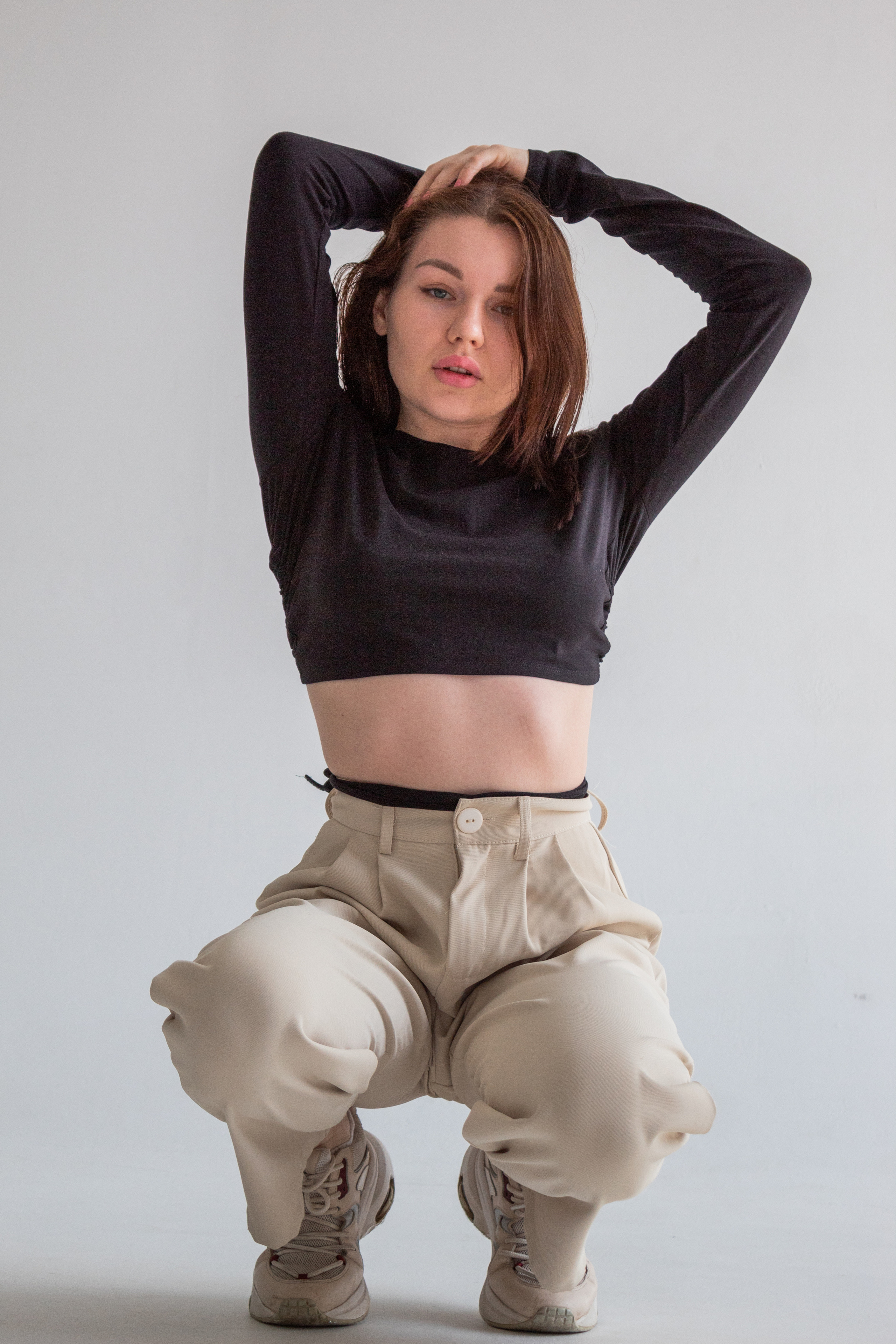 На циклораме. Фотограф Красноярск Капранова Софья