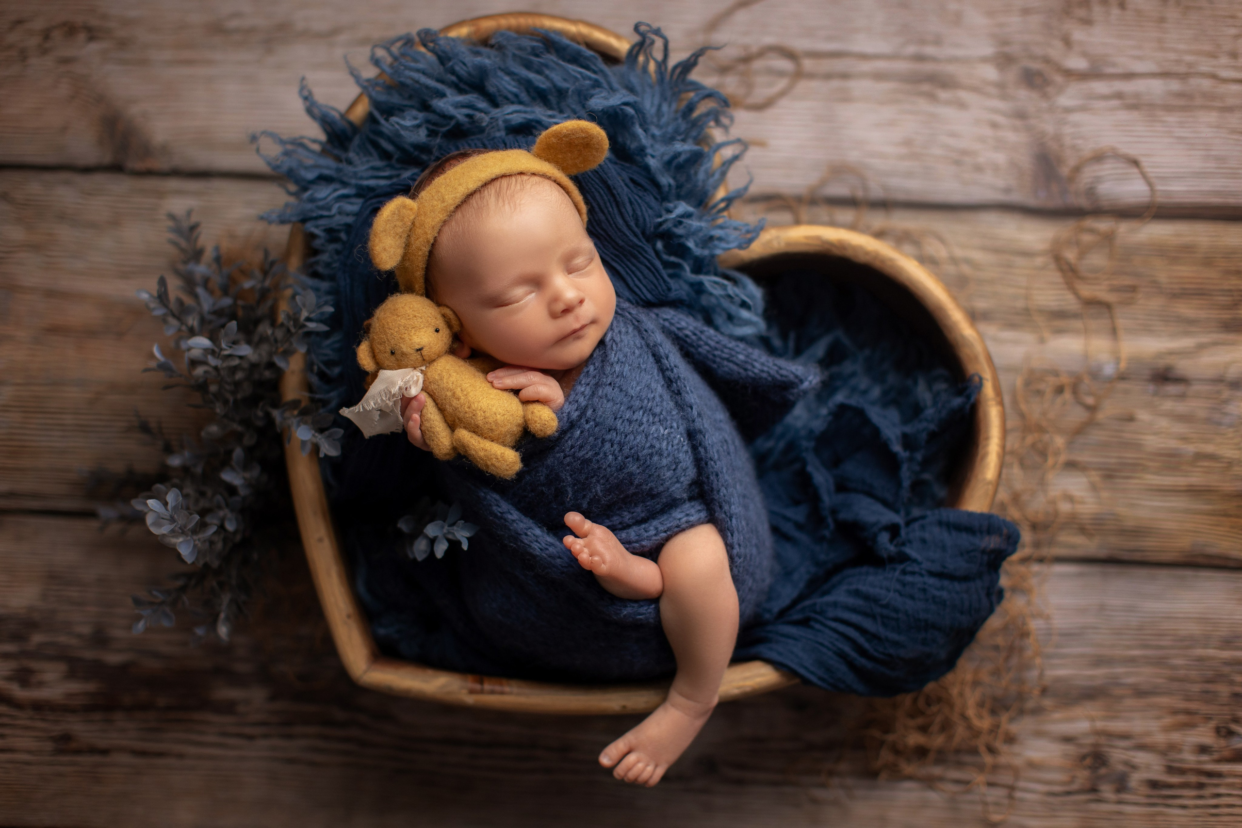 Deep blue. Фотограф новорожденных, семейный фотограф в Санкт-Петербурге