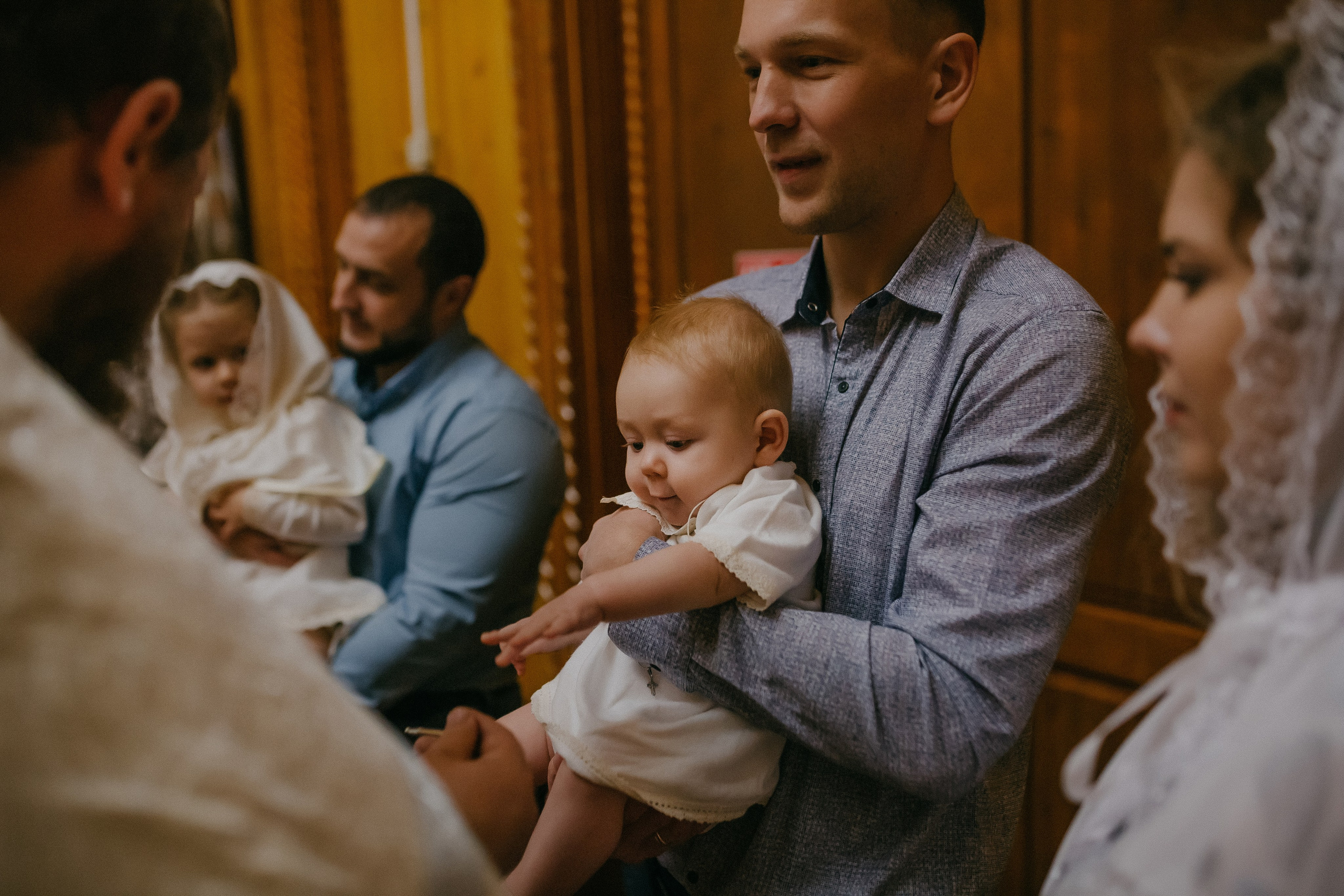 Крещение Таисии и Льва. Храм в честь Святителя Николая. п.Белый Яр. Семейный фотограф в Сургуте
