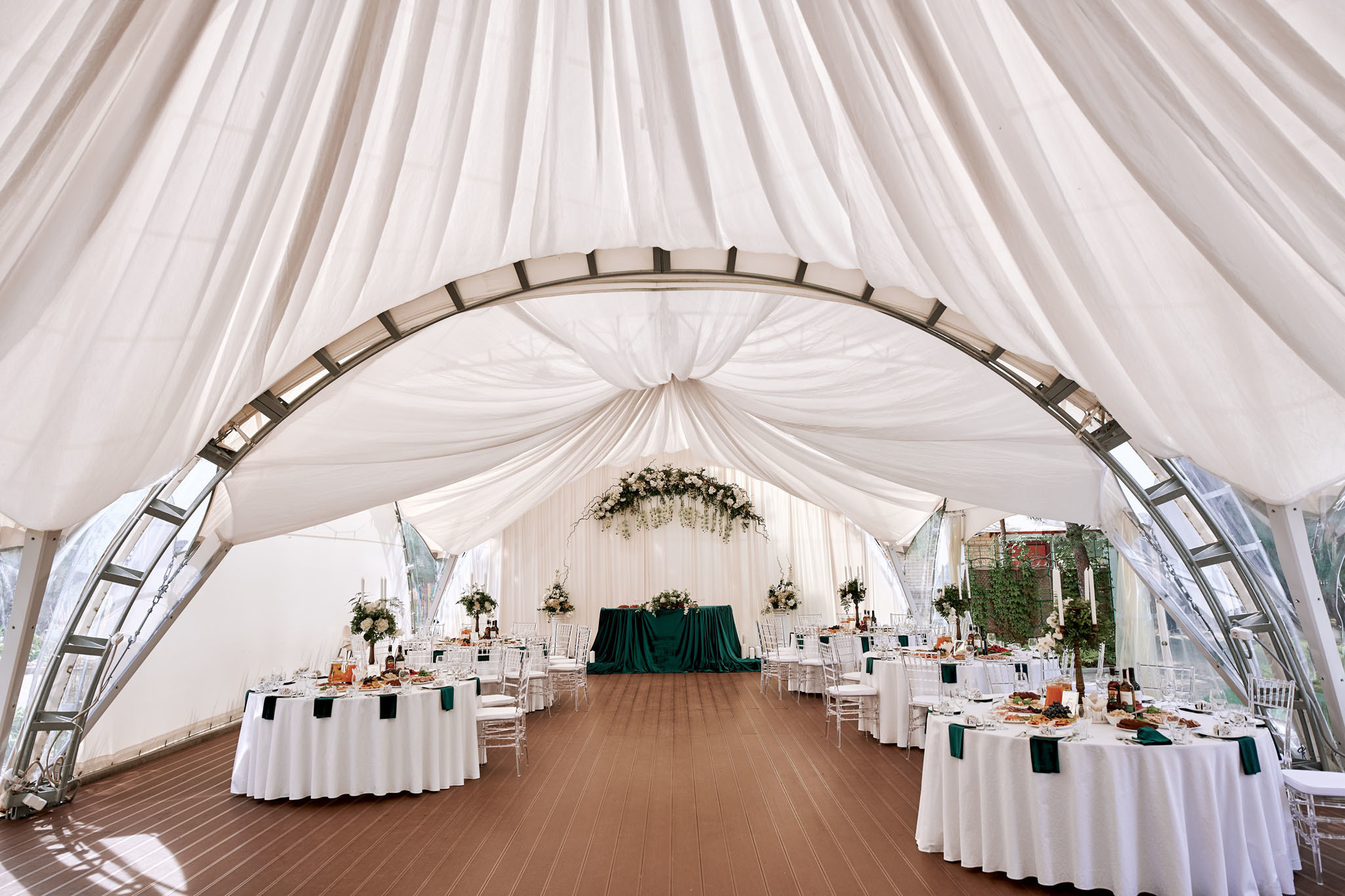 Свадебный декор, банкет