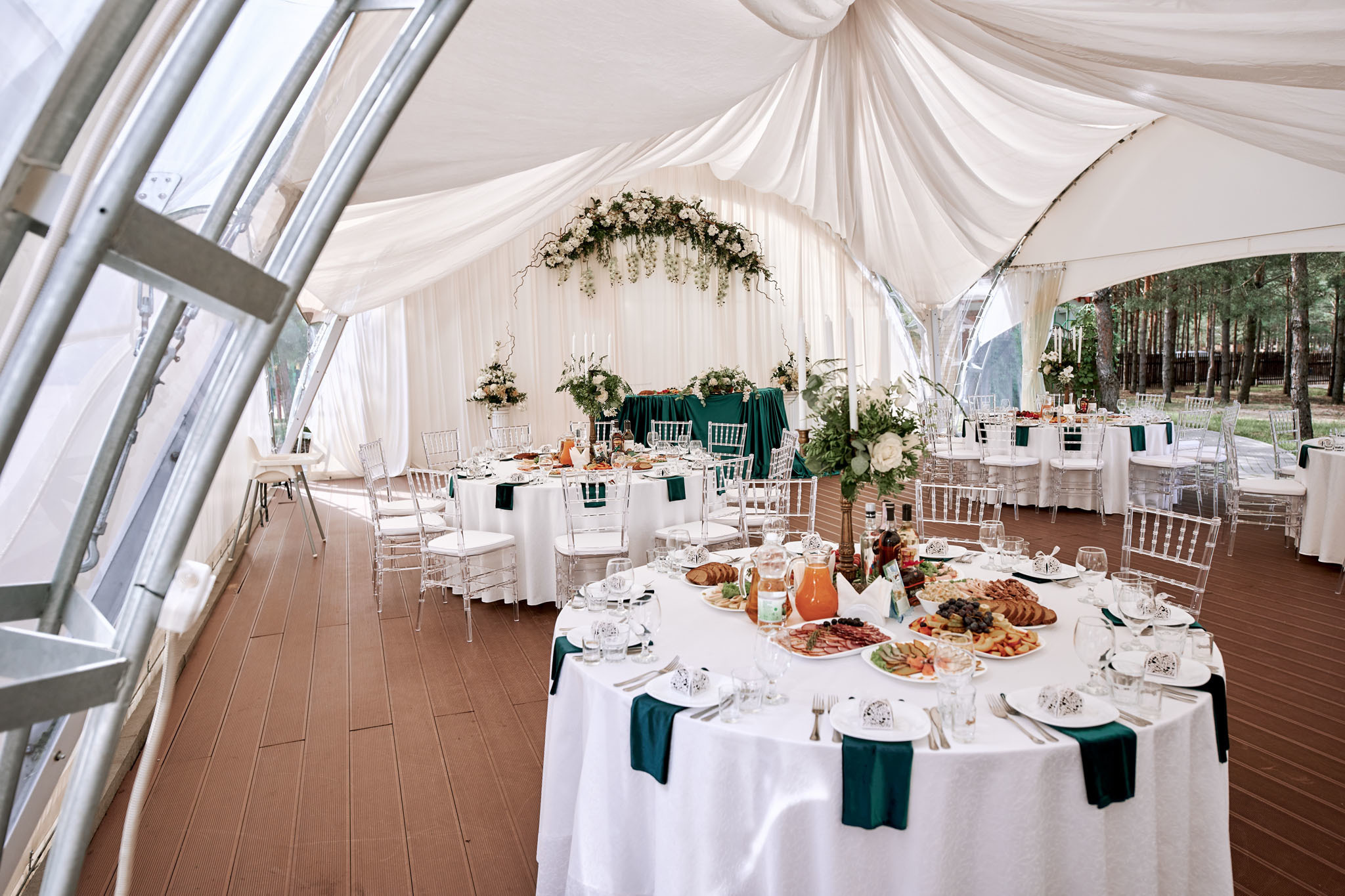 Свадебный декор, банкет