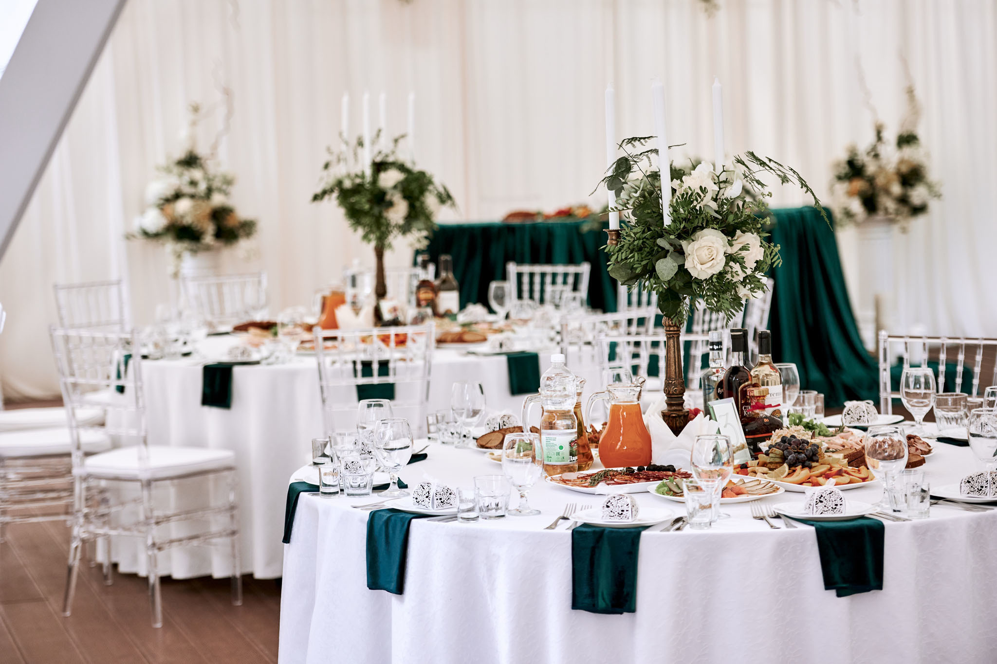 Свадебный декор, банкет