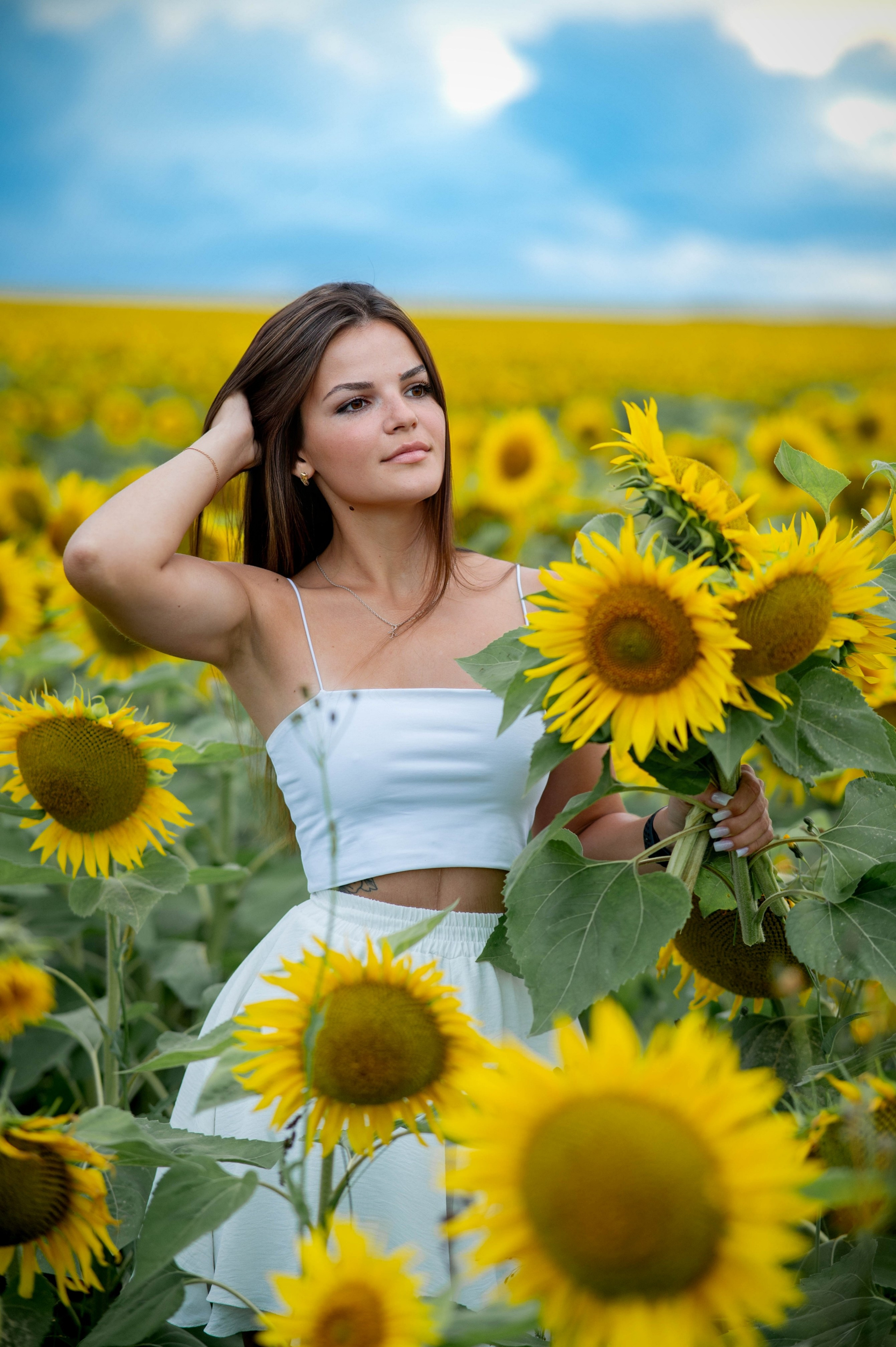 Подсолнуховое поле. Семейный и свадебный фотограф в Абакане Юлия Су
