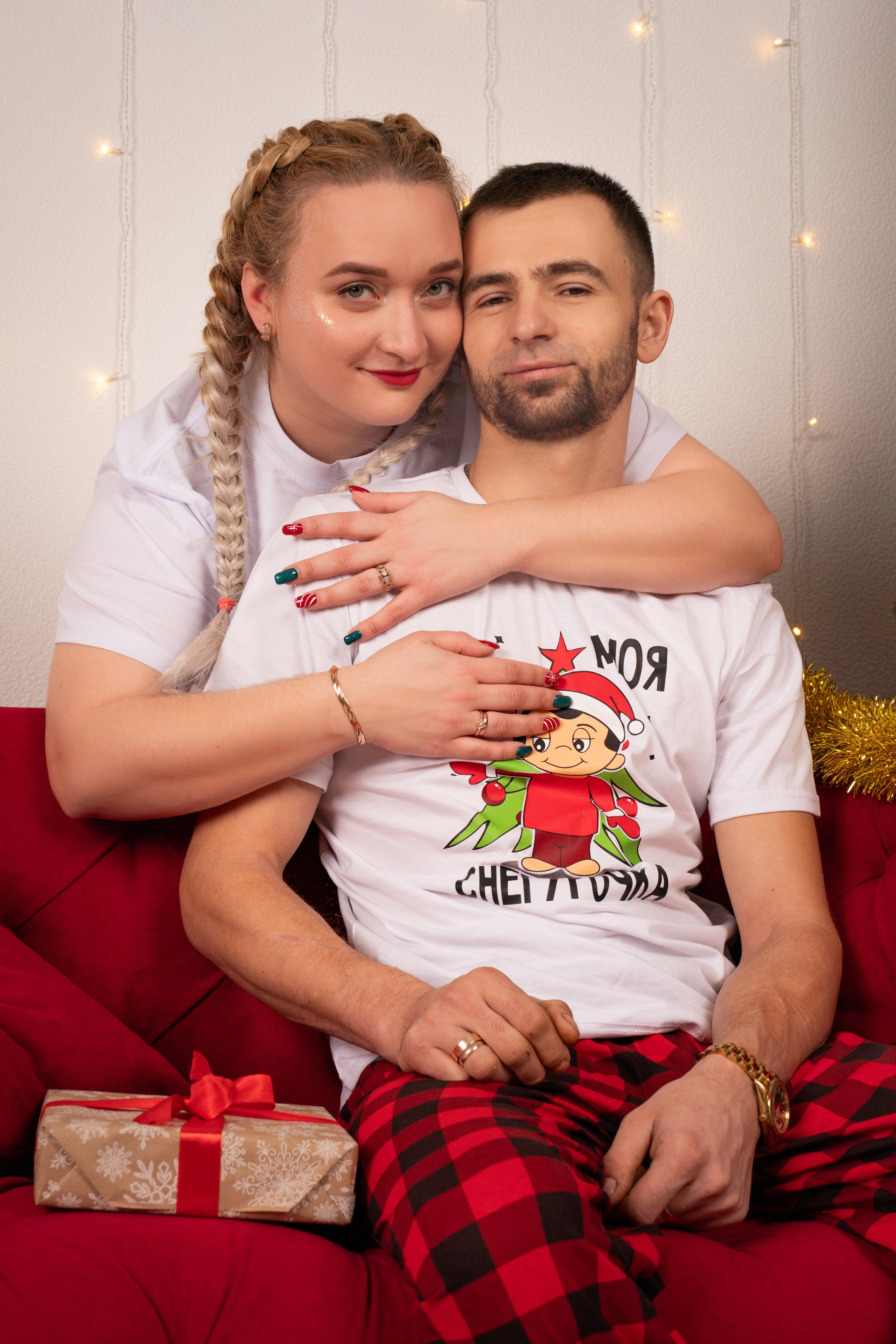 Новогодняя фотосессия в студии