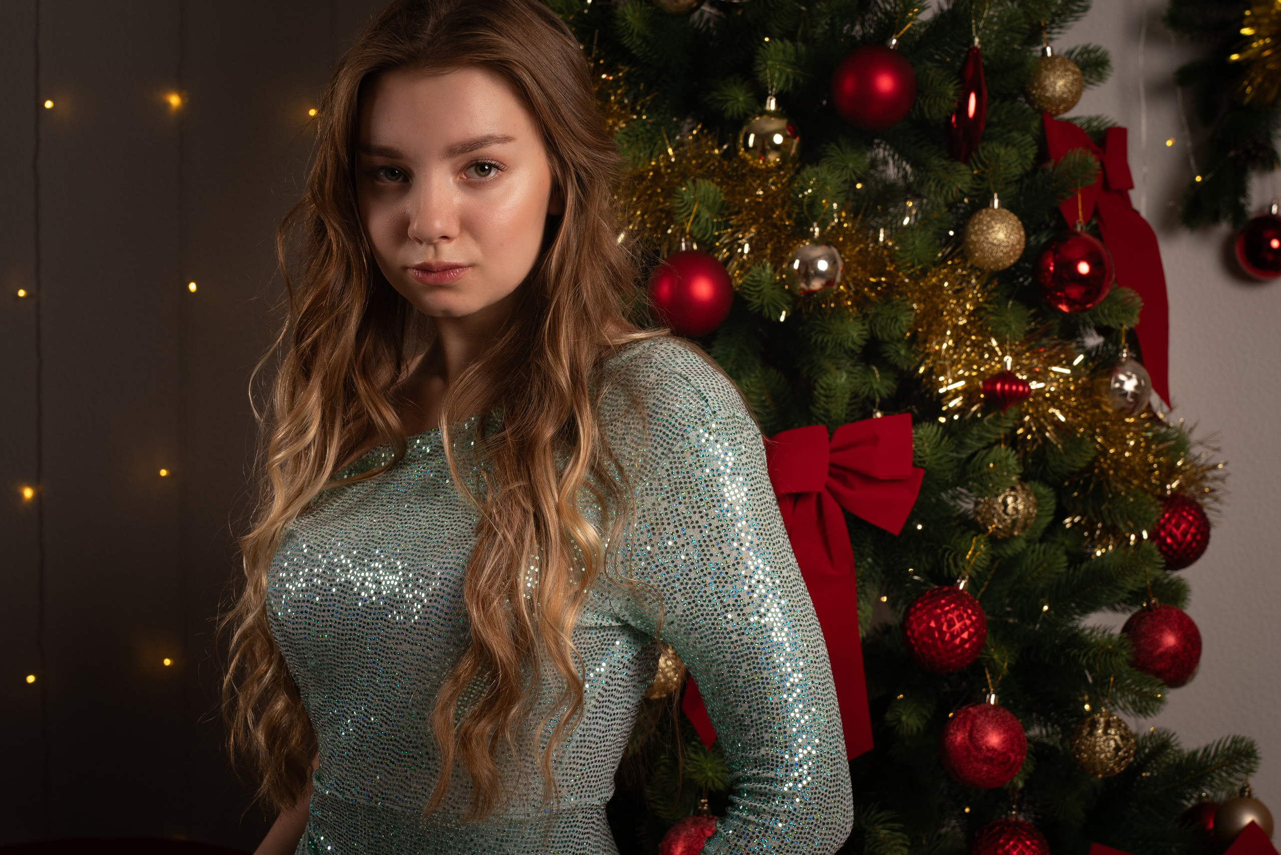 Новогодняя фотосессия в студии