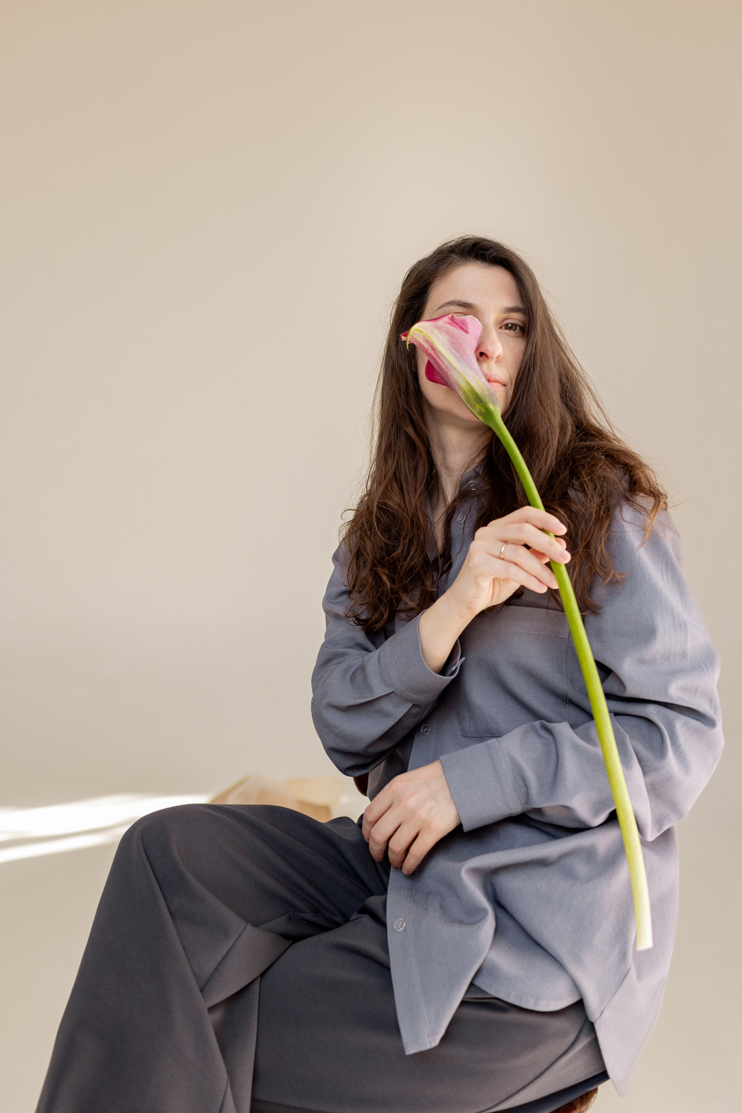 Студийный портрет. Портретный фотограф в Санкт-Петербурге. Саша Кушнерова